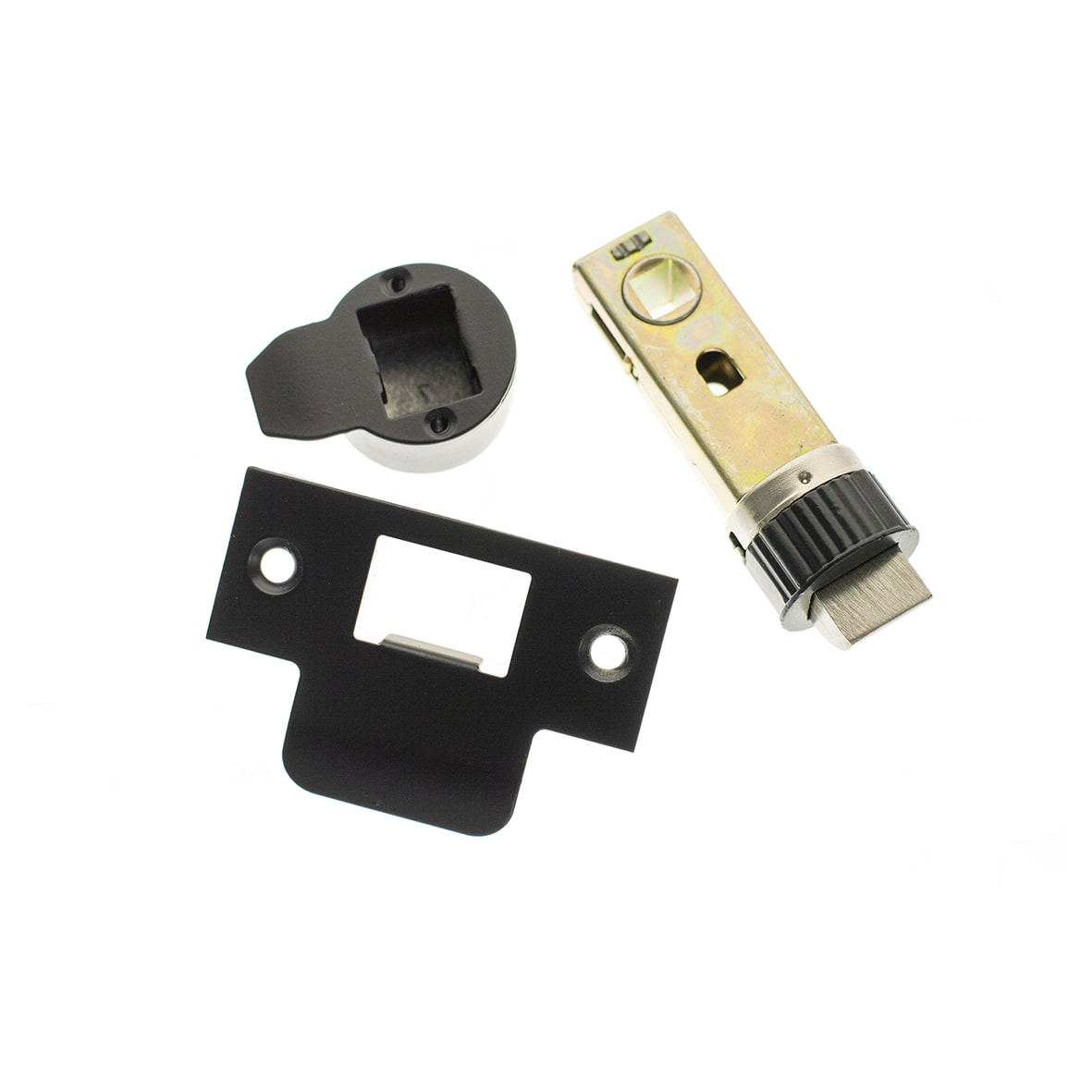 Smart Tubular Latch - 77mm Case - 57mm Backset - Matt Black - view 5