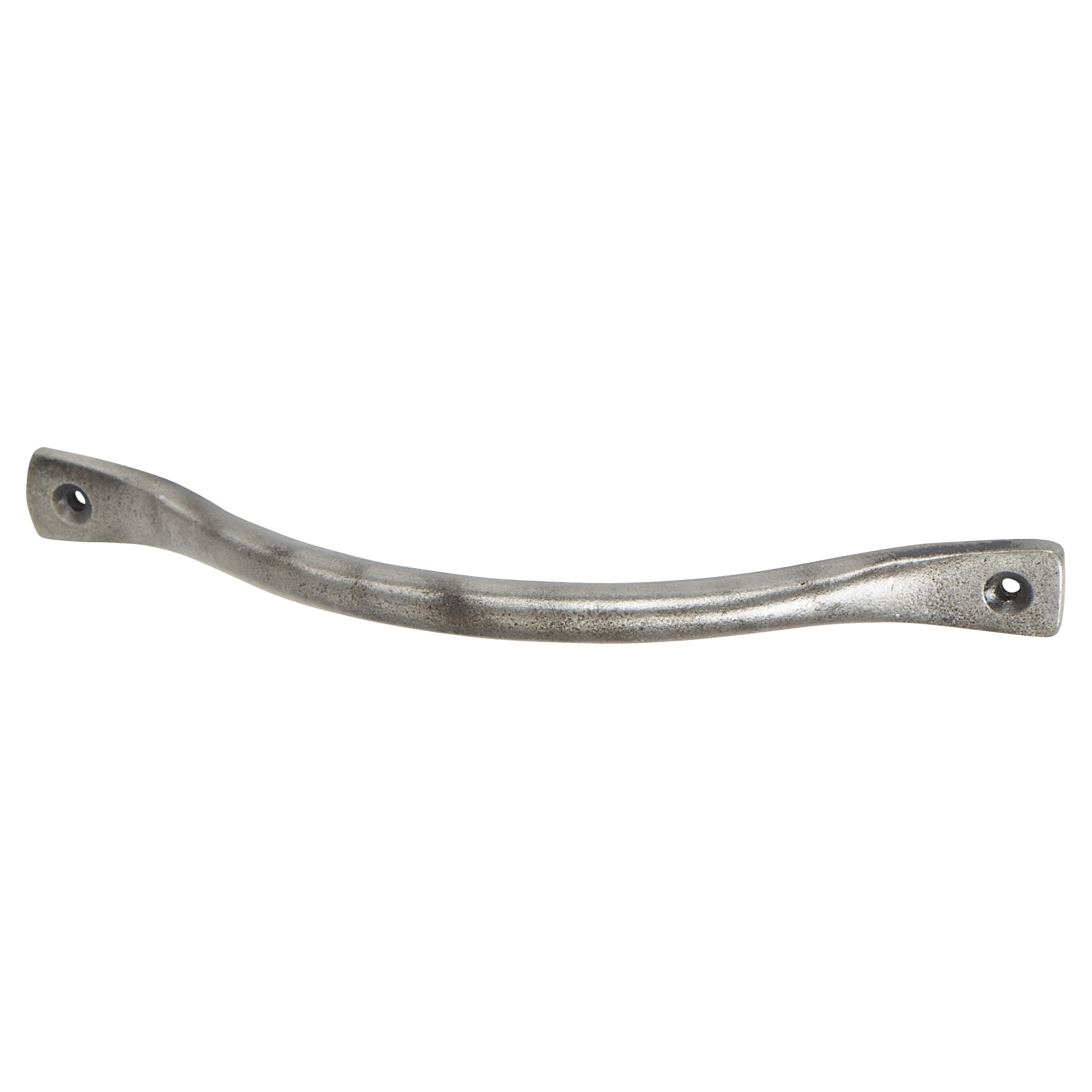 Flat End Bow Cabinet Pull Handle - 160mm Centres - Pewter Effect - view 2