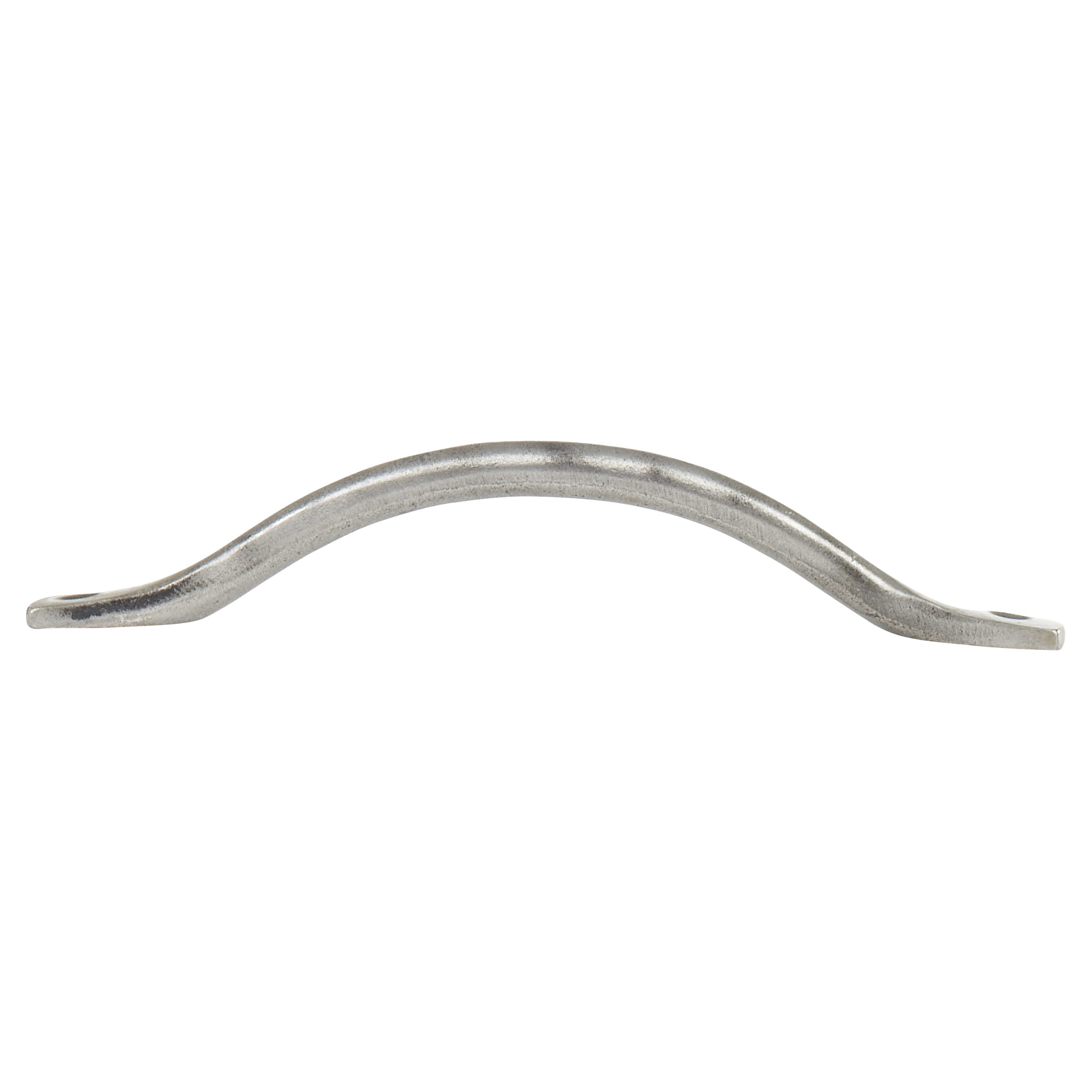 Flat End Bow Cabinet Pull Handle - 160mm Centres - Pewter Effect - view 3