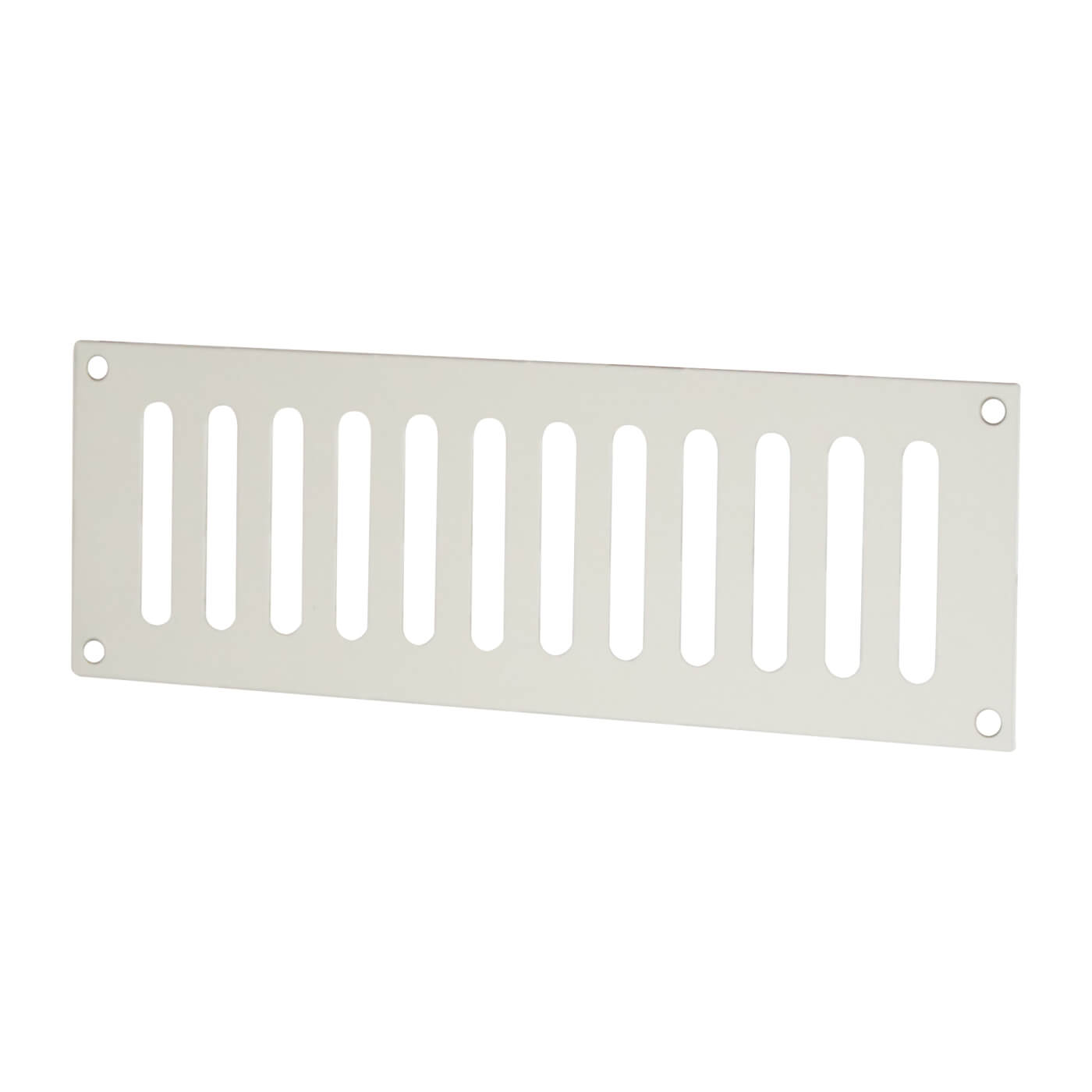 Plain Slotted Vent - 229 x 76mm - 4800mm² Free Air Flow - Satin Aluminium - view 2
