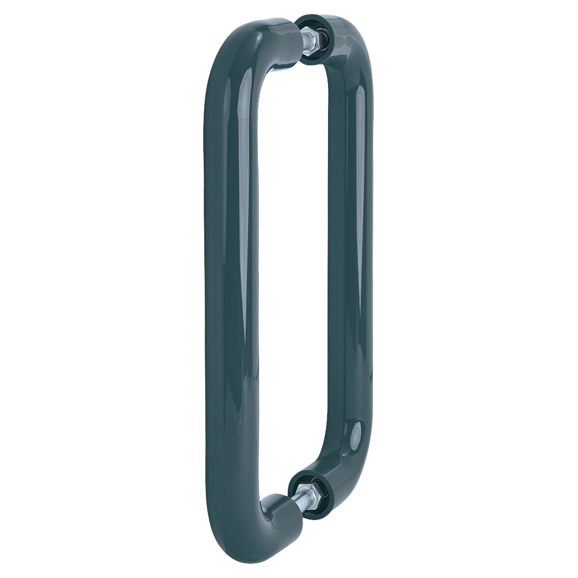 Anthracite Grey Nylon D-Bar Door Pull Handles - Back to Back - 300mm c/c - view 2