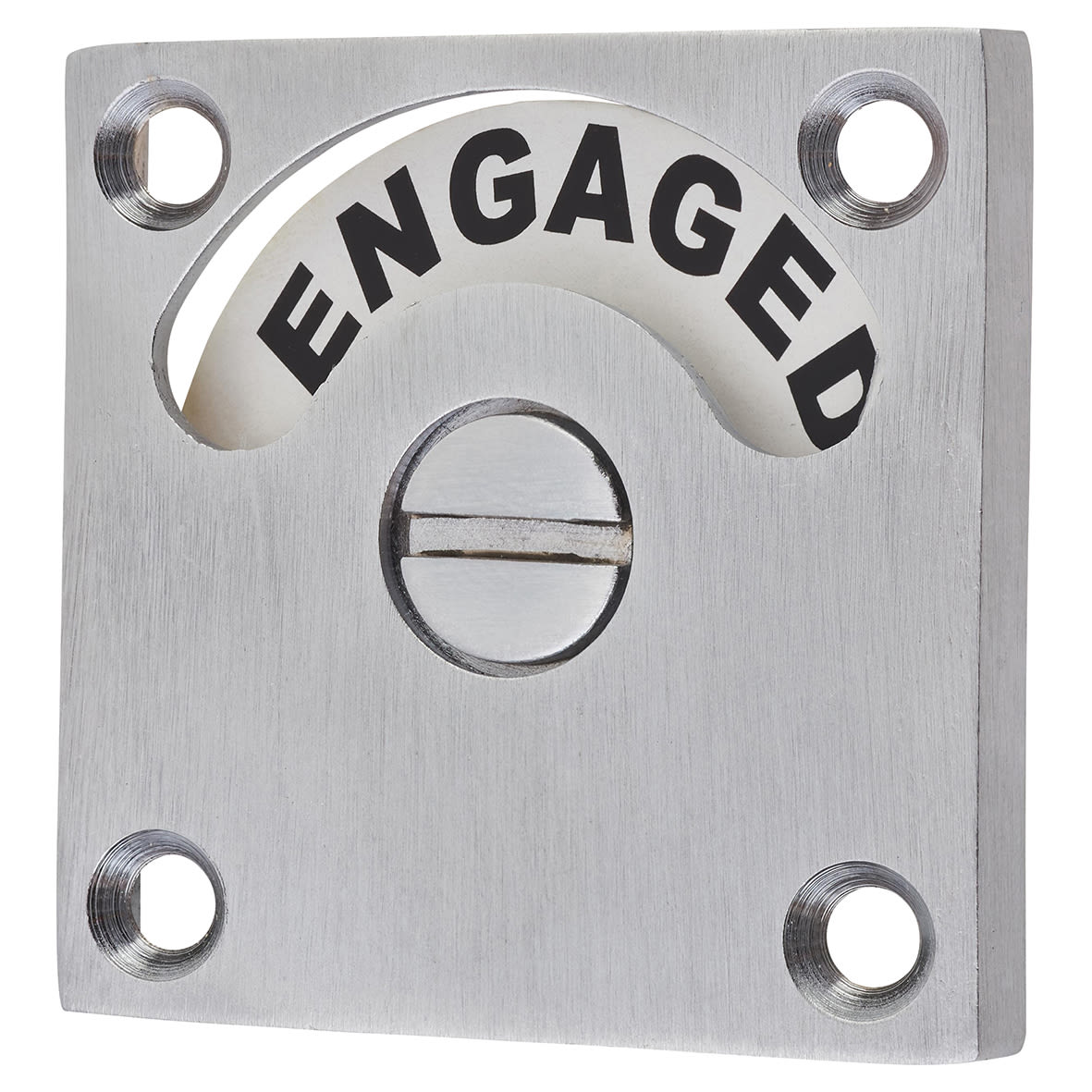 London Washroom Indicator Bolt - Satin Chrome - view 3