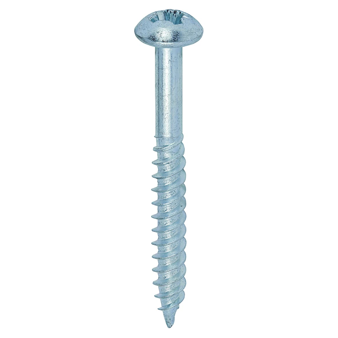 Twin Threaded Pozi Round Head Wood Screws - 10 x 2" - Pack of 200 - view 3