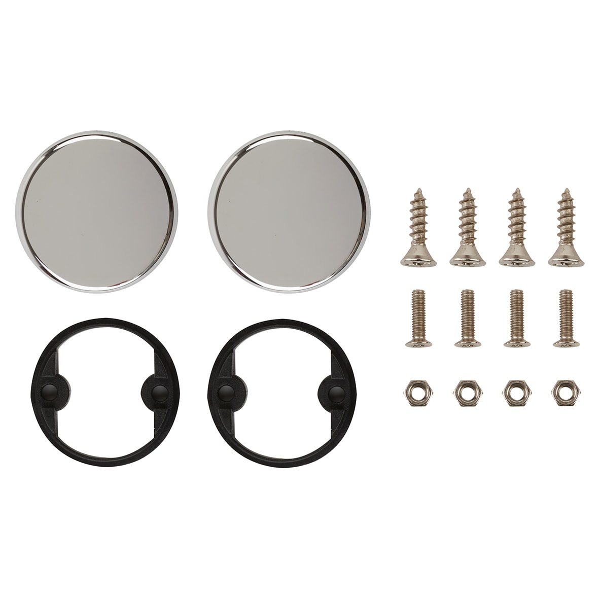Clip-On Glass Door Cabinet Hinge - 95° - Inset - Zinc Plated - Pair - view 3