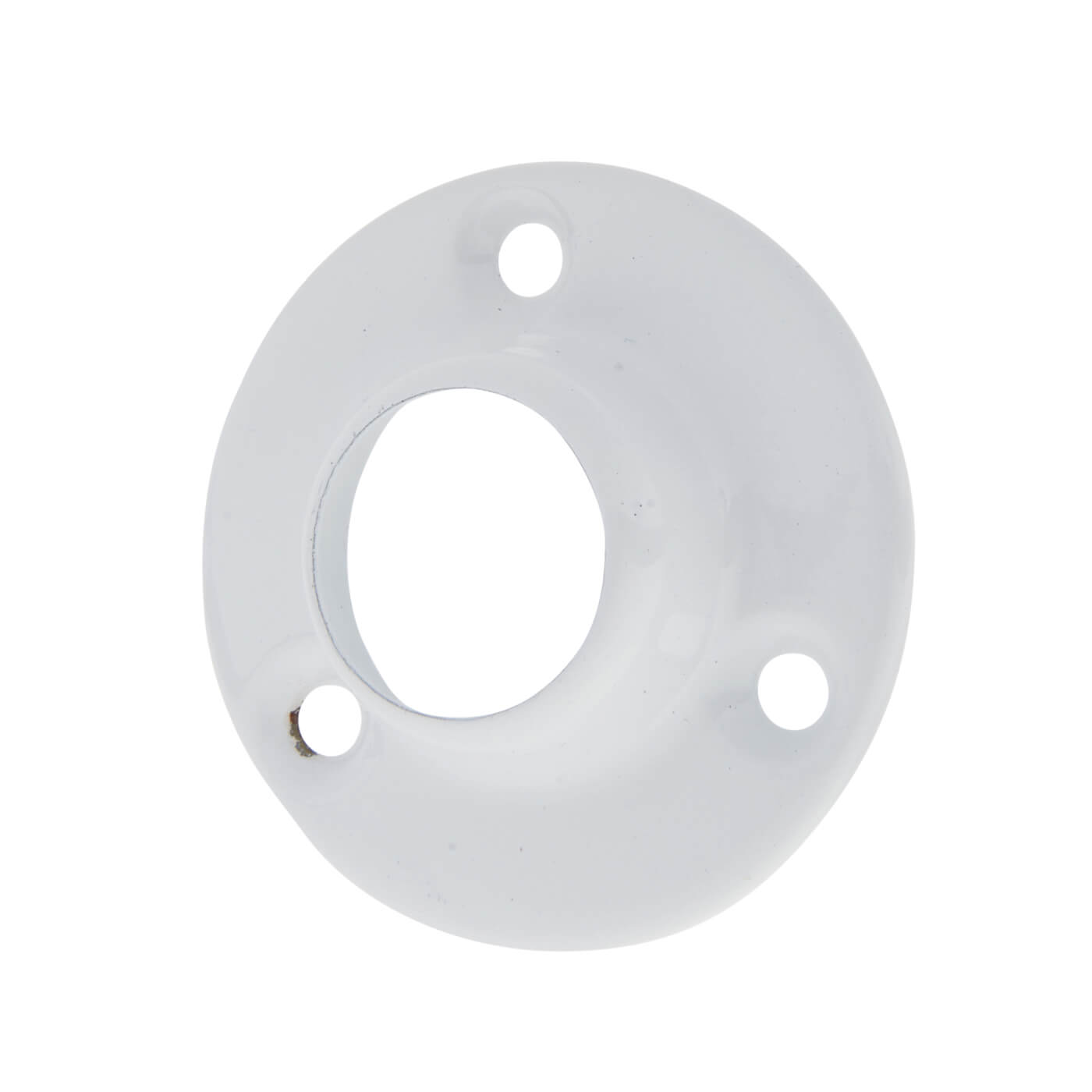 19mm Tube Hanging Rail End Socket - White - Pack of 2 - view 2