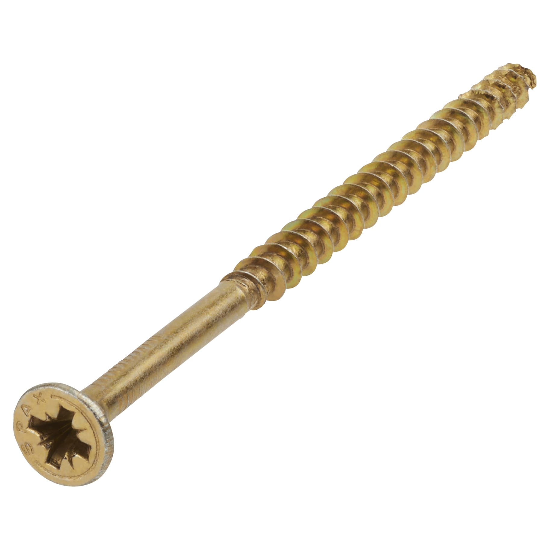 Yellox Pozi Countersunk Wood Screws - 5.0 x 90mm - Yellow Zinc - Pack of 100 - view 4
