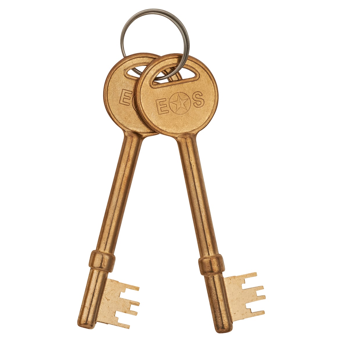 Architectural Bolt Through 3 Lever Sashlock - 78mm Case - 57mm Backset - Radius - Antique Brass - view 6