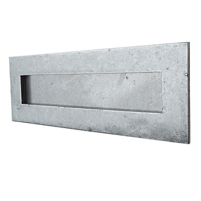 Letter Plate - 324 x 108mm - Pewter - view 2