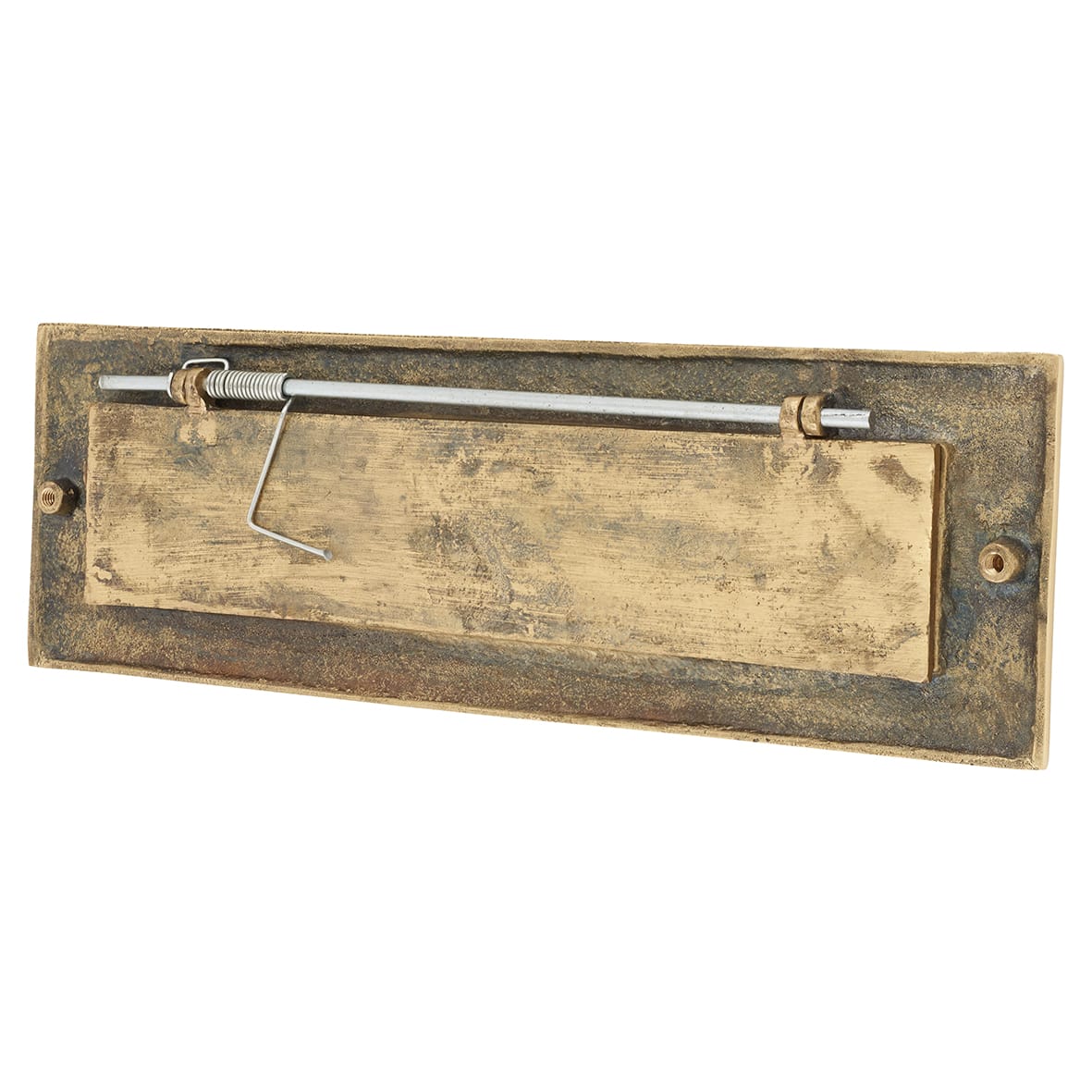 Letter Plate - 359 x 113mm - Polished Brass - view 2