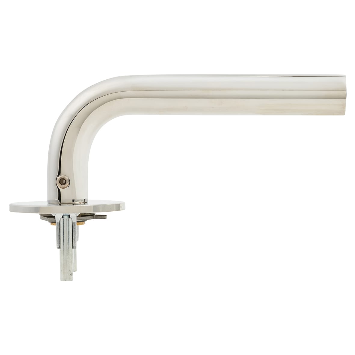 Polished Stainless Steel Door Handles on Round Slim Rose - Schema Syfte Range - view 5