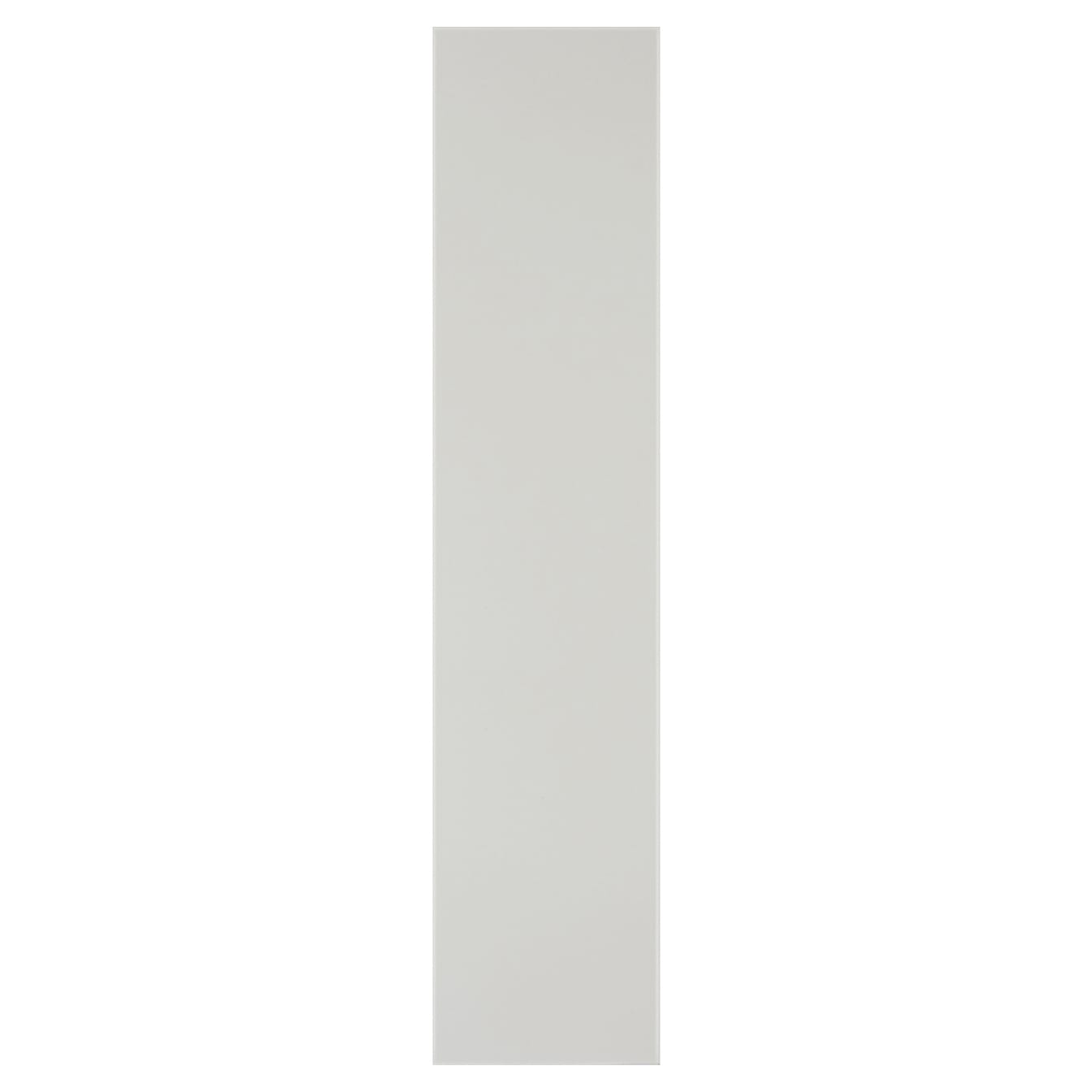 AR624B Nylon Self-Adhesive Plain Finger Plate - 350 x 75mm - Diamond White - view 2