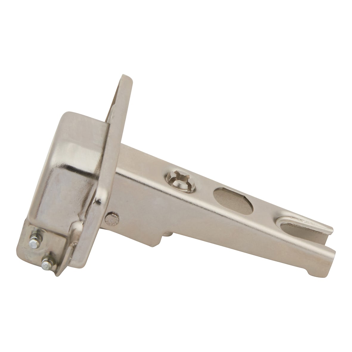 Slide On MODUL Cabinet Hinge Pack - 100° - Sprung - Overlay - Zinc Plated - Pair - view 4