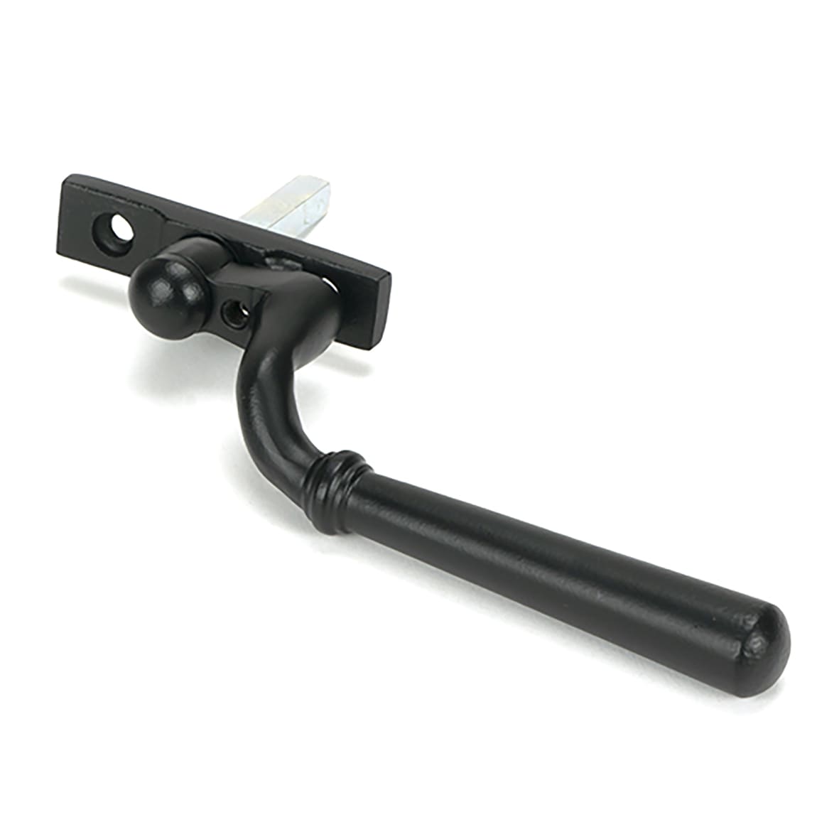 Newbury Locking Espagnolette Casement Window Handle - Left - Matt Black - view 3