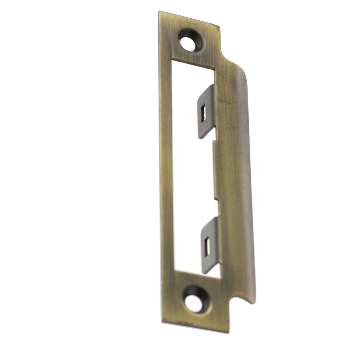 Bolt Through Bathroom Lock - 77mm Case - 57mm Backset - Antique Brass - view 4