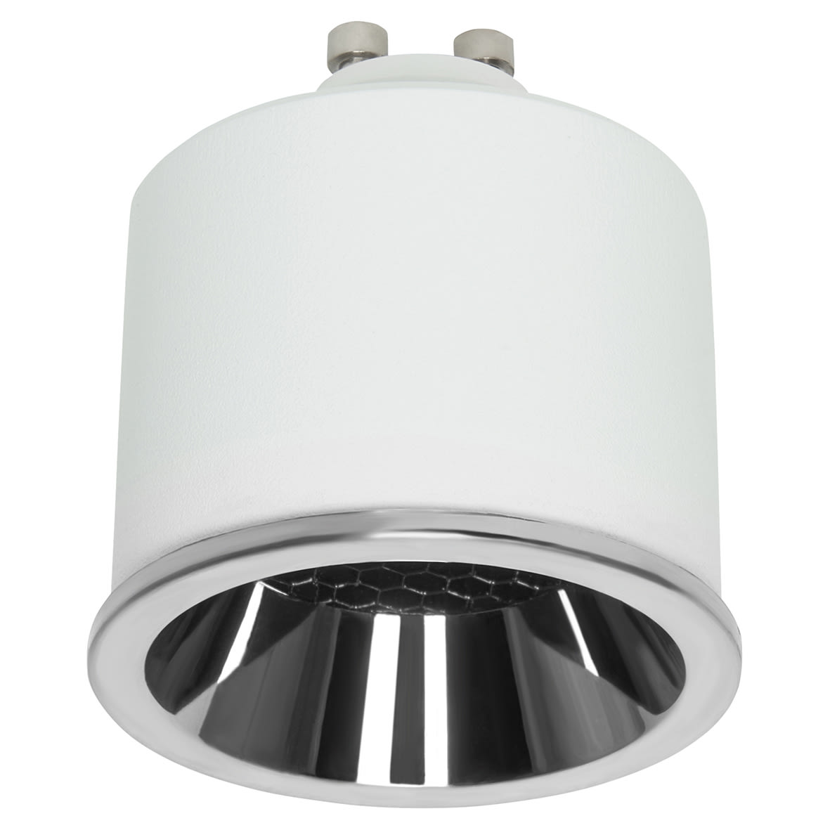 Forum Inlight Anti-Glare 4.8W GU10 LED Dimmable Spotlight Lamp - 3000K Warm White - Polished Chrome - view 3