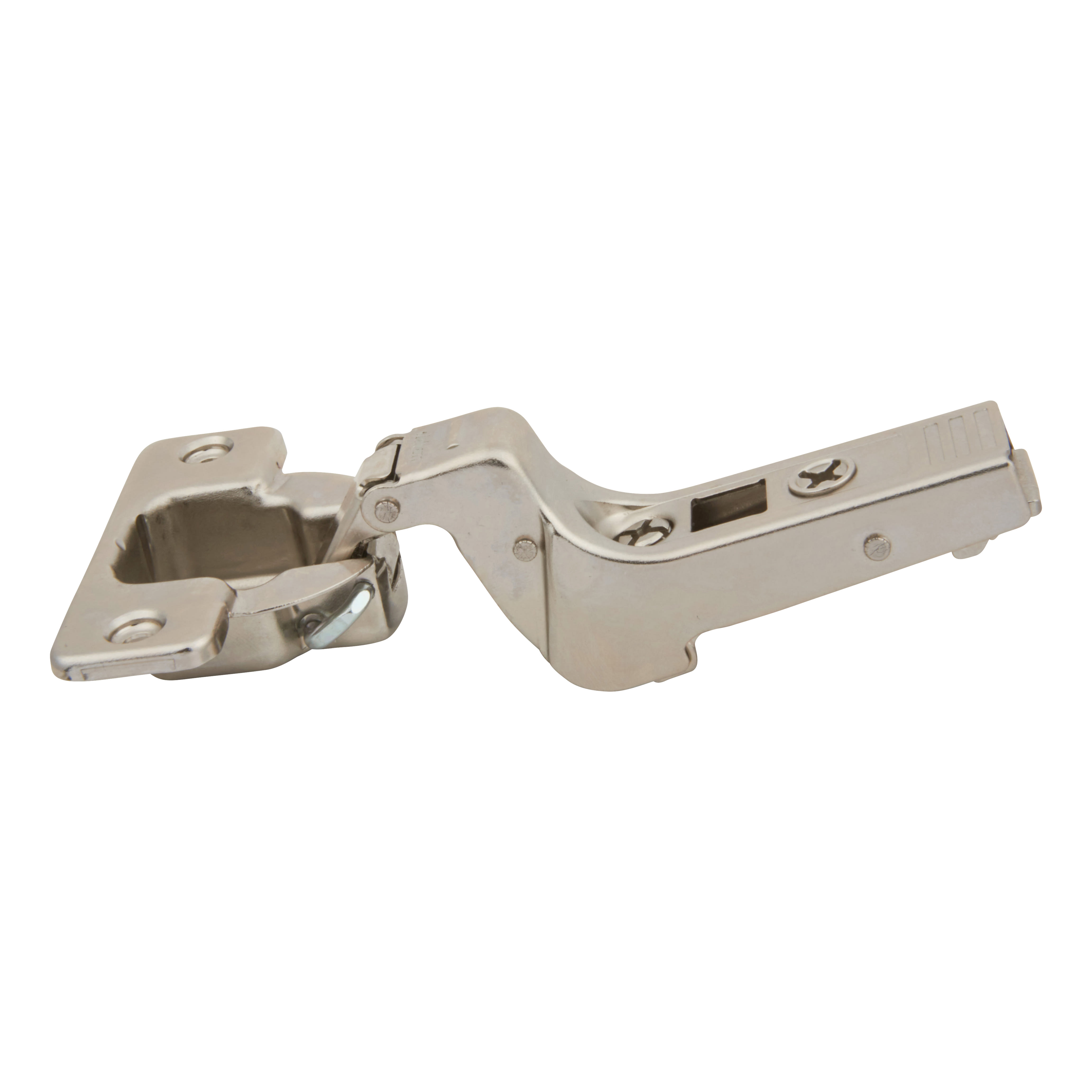 Clip Top Profile Thick Door Cabinet Hinge - 95° - Sprung - Inset - Zinc Plated - Pair - view 3