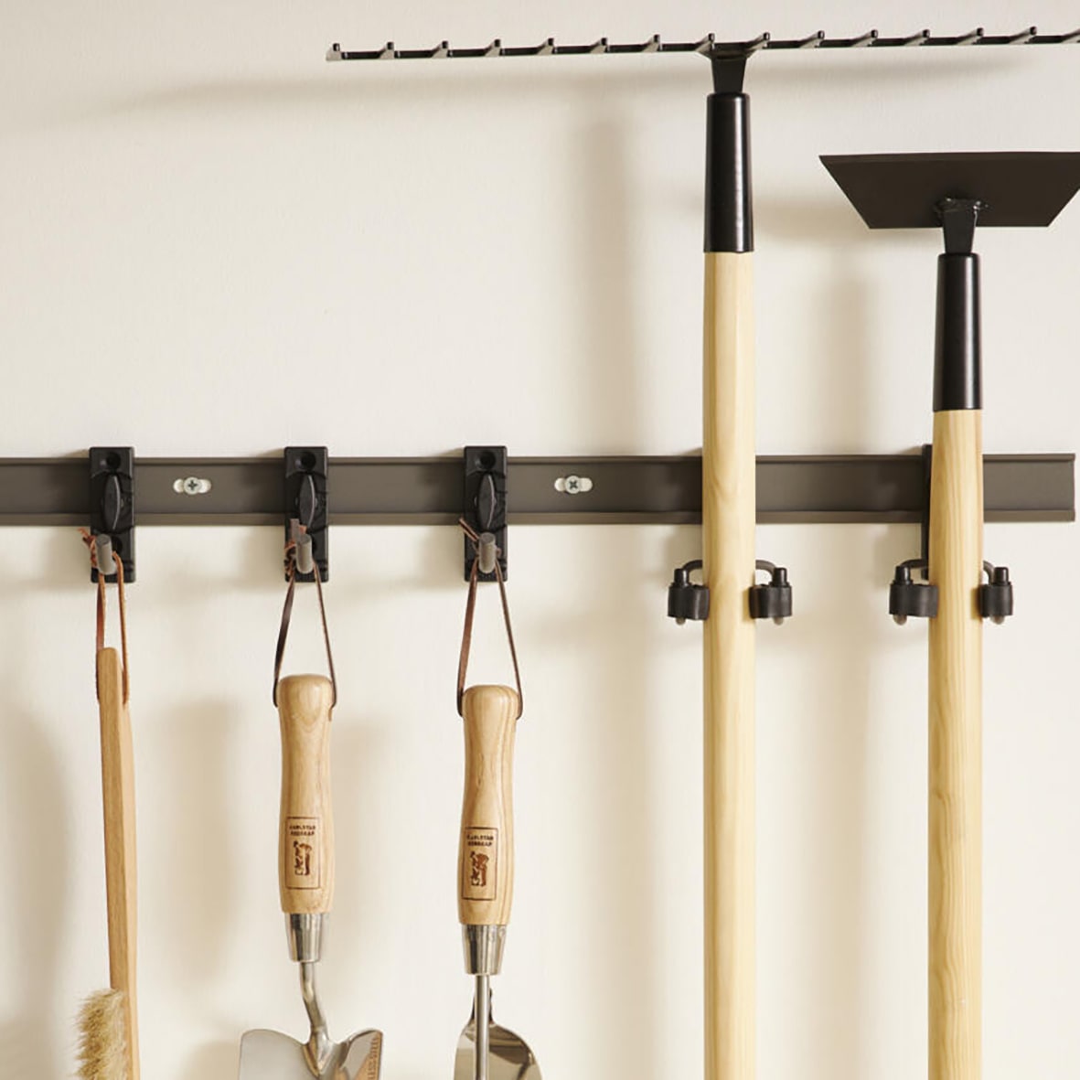 Garage+ Storage Top Track System - Large Tool Holder for Storage Track - Matt Grey - Pack of 2 - view 3