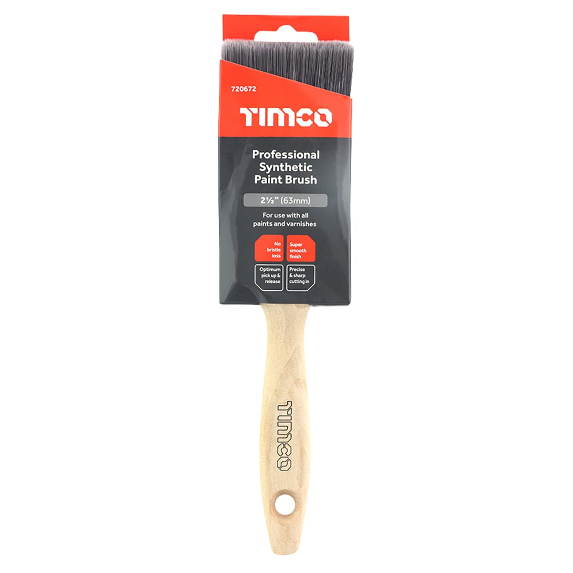 Professional Synthetic Paint Brush - 2.5"/63mm Width - view 2