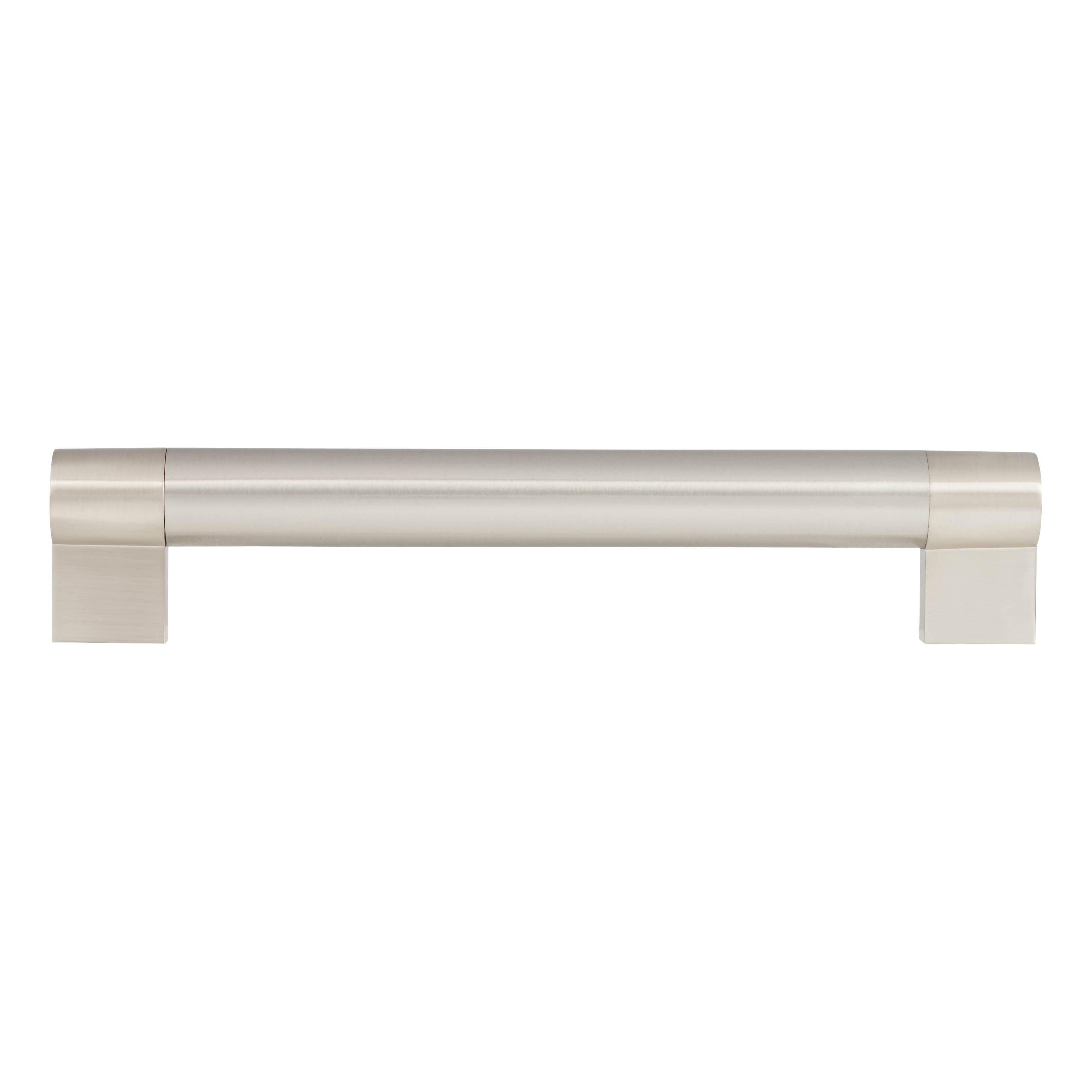 22mm Chunky Keyhole D-Bar Cabinet Pull Handle - 192mm Centres - Brushed Nickel - view 3