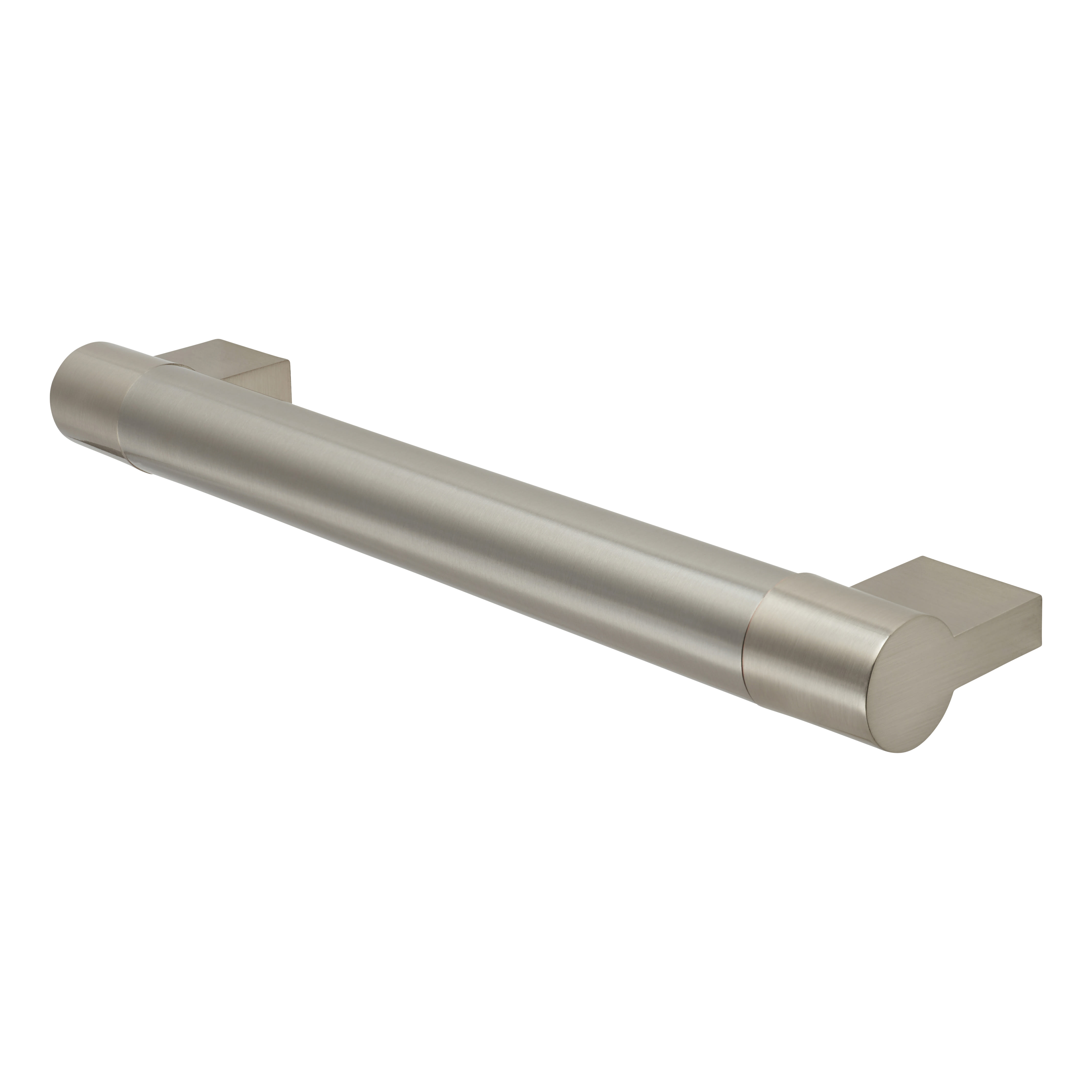 22mm Chunky Keyhole D-Bar Cabinet Pull Handle - 192mm Centres - Brushed Nickel - view 4