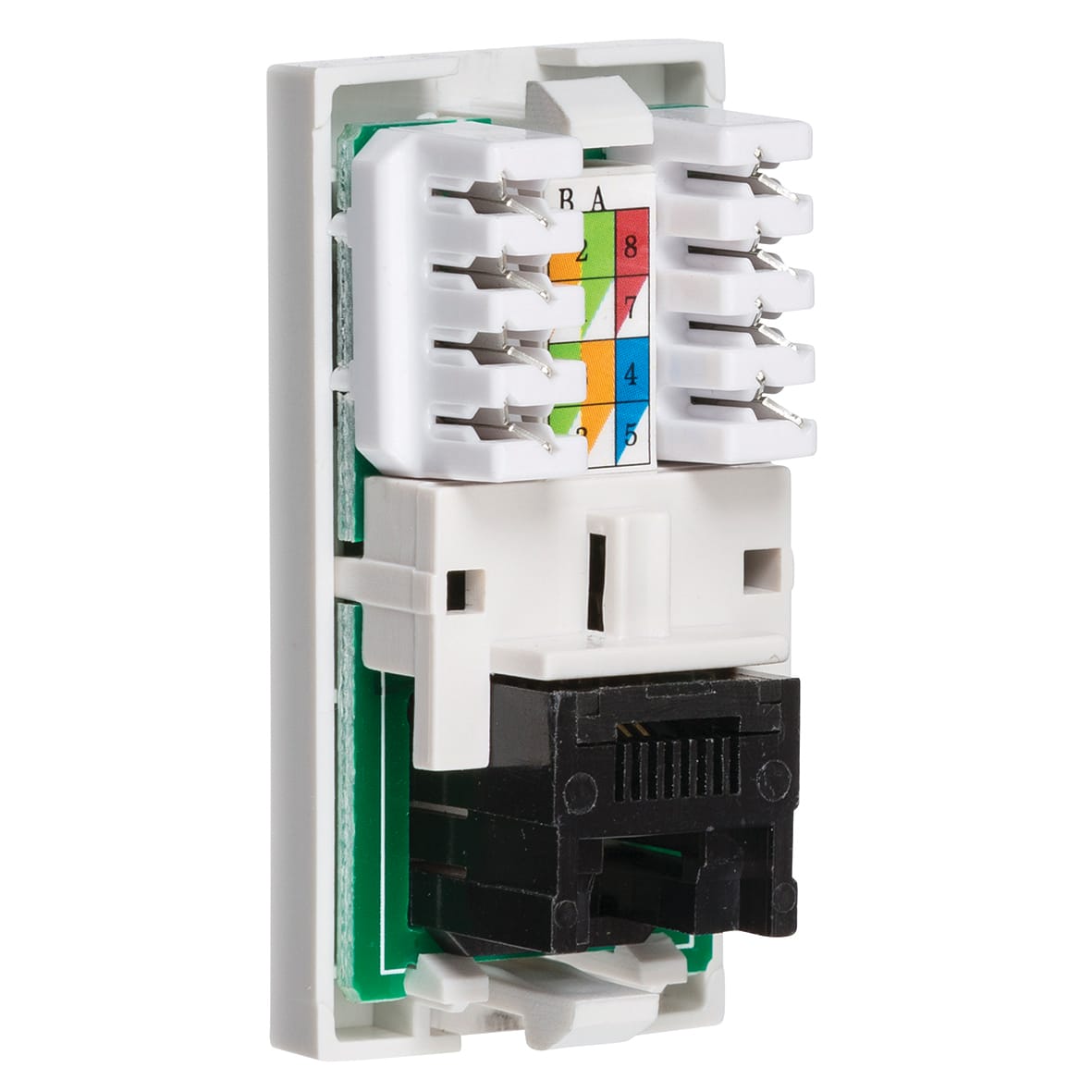 Euro Module - Unshielded - White - view 4