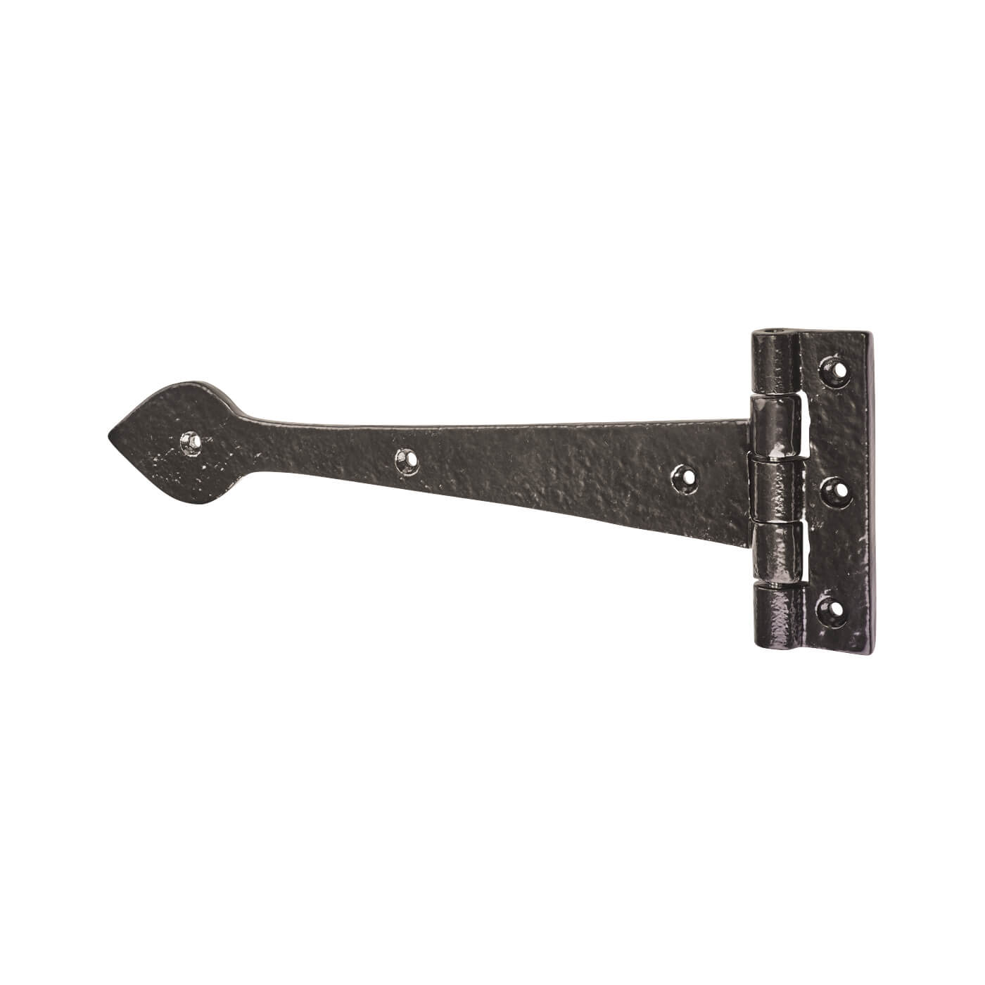 Tudor Plain Door Tee Hinge - 305 x 101mm - Metalized Antique Black Iron - view 2