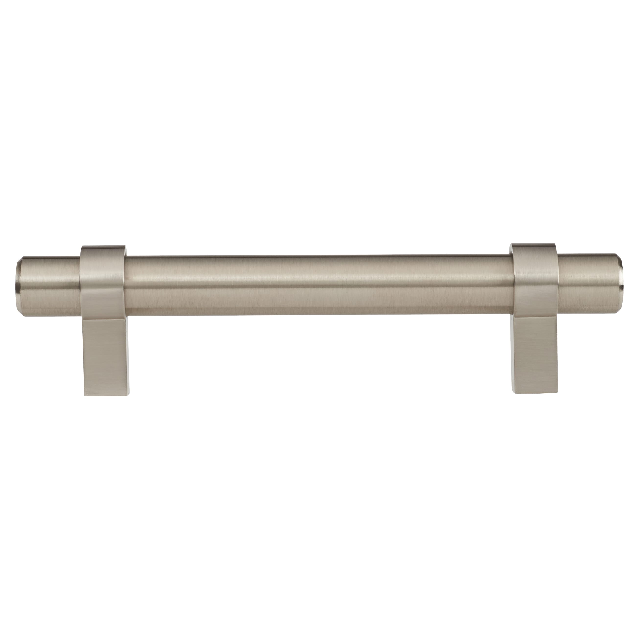 14mm Collared T-Bar Cabinet Pull Handle - 96mm Centres - Satin Stainless Steel - view 3