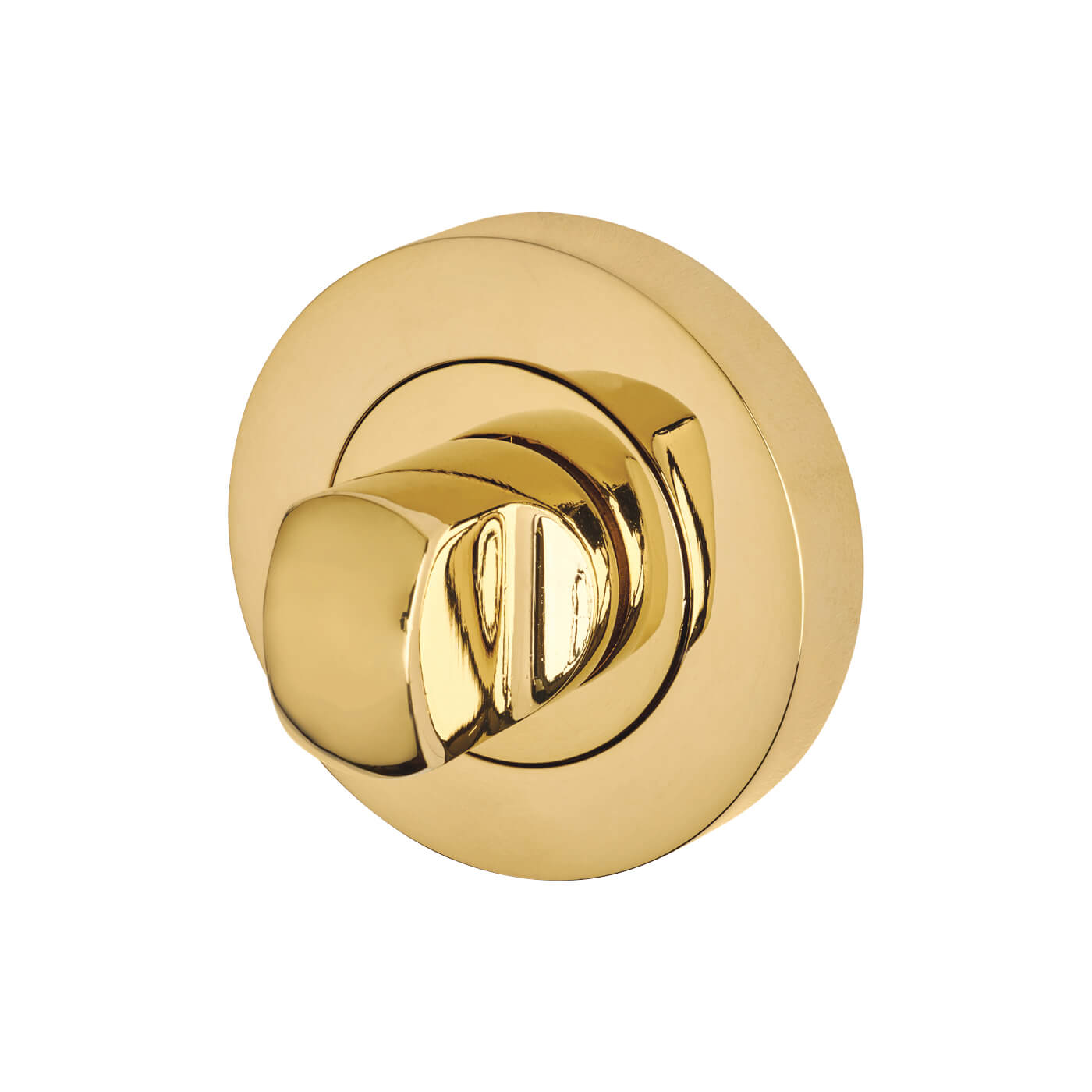 Bathroom Turn & Release - 50mm Diameter - PVD Brass - view 3