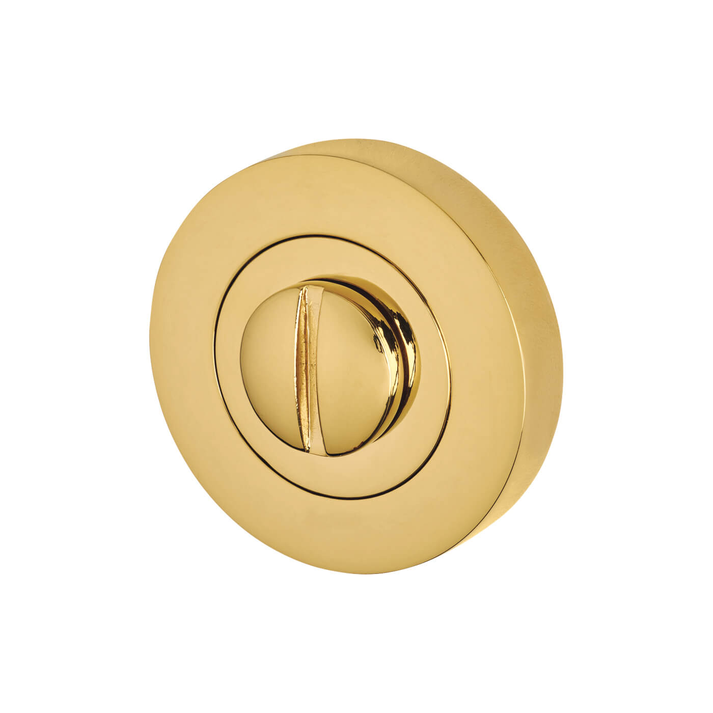 Bathroom Turn & Release - 50mm Diameter - PVD Brass - view 4