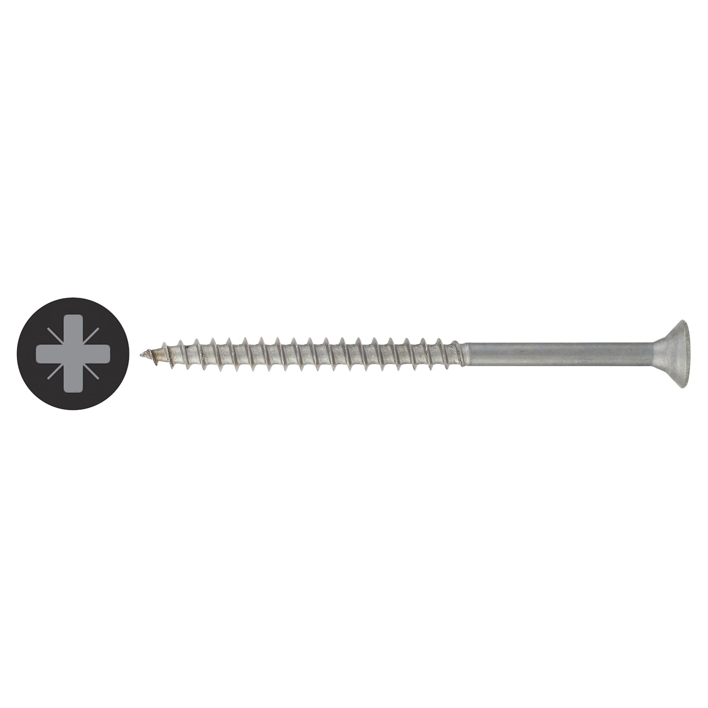R2 Retinox Pozi Countersunk Wood Screws - 4.5 x 70mm - A2 Stainless Steel - Pack of 200 - view 2