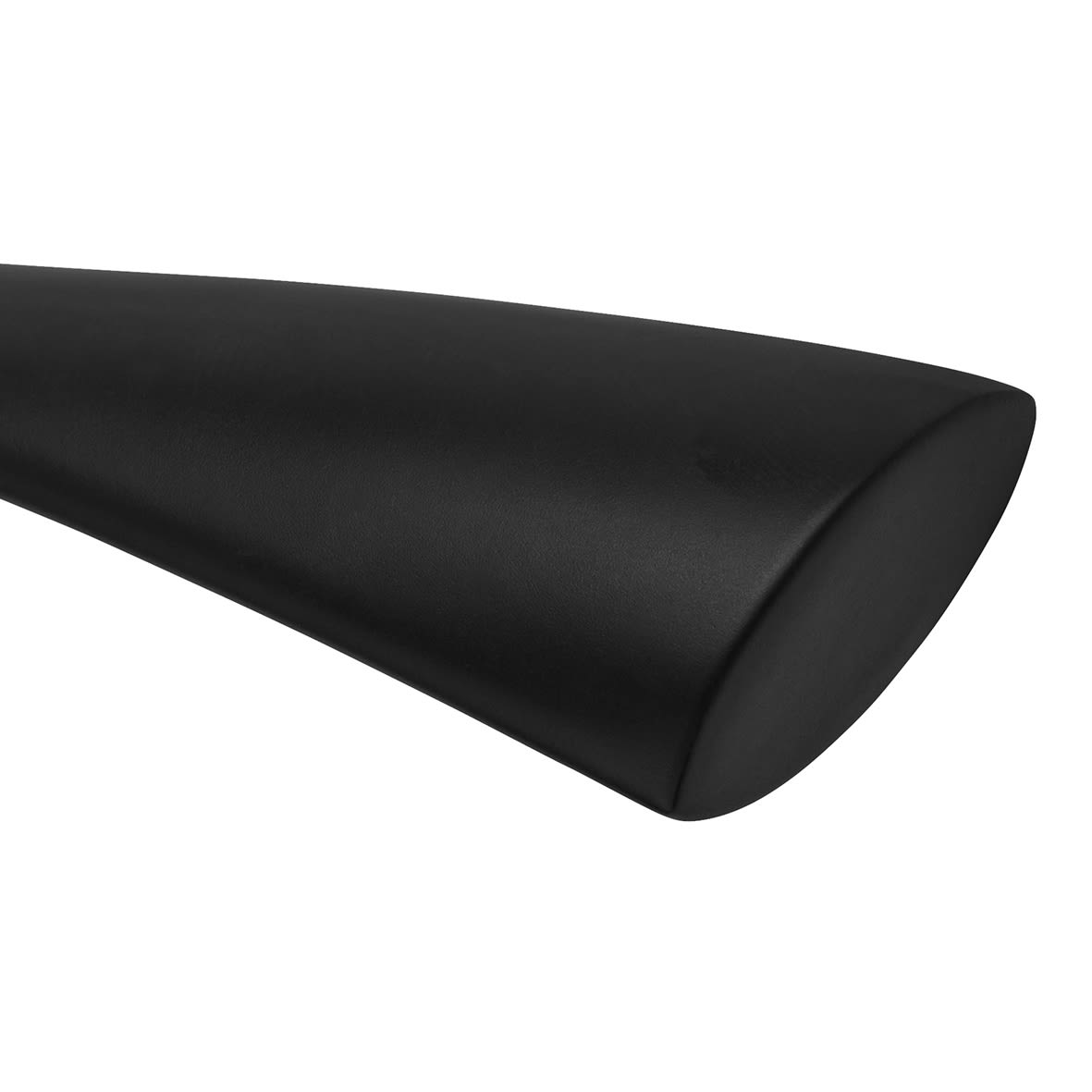 Matt Black Door Handles on Round Rose - Knightsbridge Range - view 3