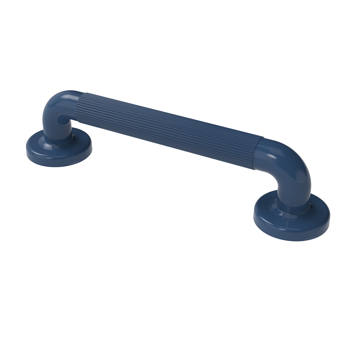 36mm Plastic Fluted Grab Rail - 305mm Length - Dark Blue - view 3