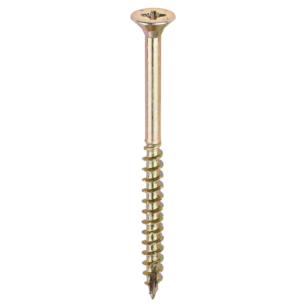 Velocity Pozi Countersunk Wood Screws - 5.0 x 70mm - Yellow Zinc - Pack of 200 - view 3