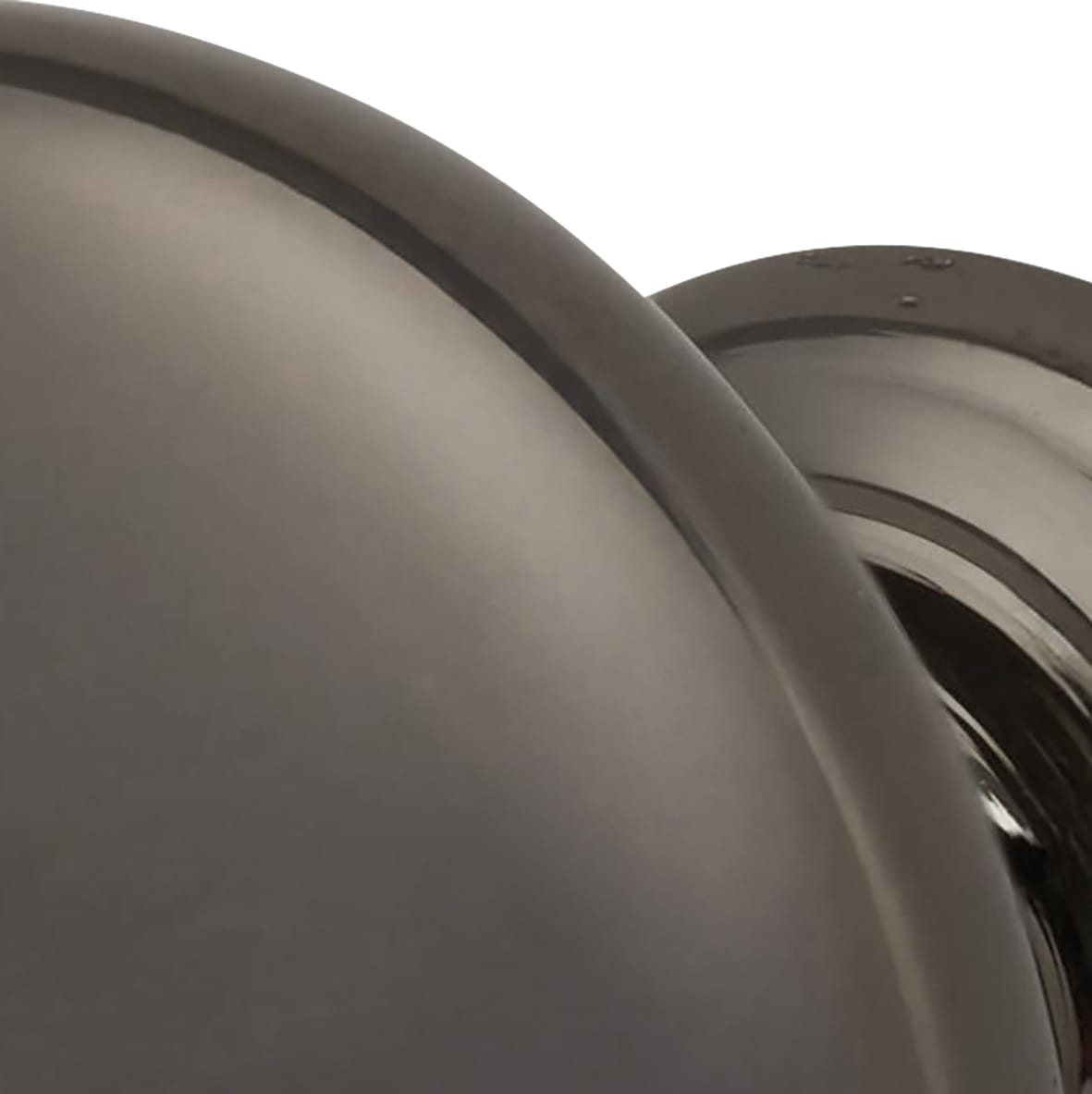 Crofts & Assinder Monmouth Round Cabinet Knob - 32mm Diameter - Black Nickel - view 6