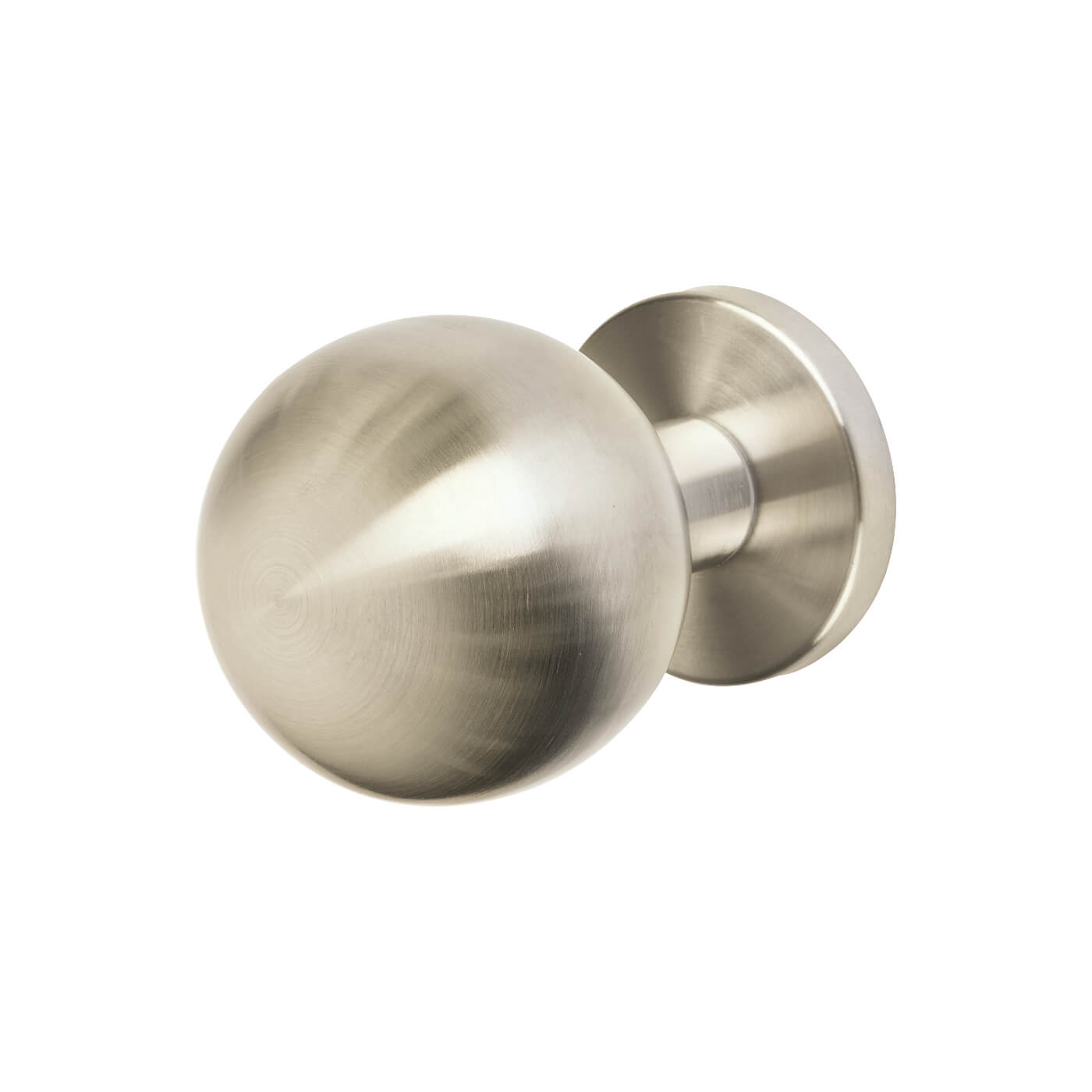 Satin Stainless Steel Mortice Door Knob - 50mm Rose Diameter - view 2
