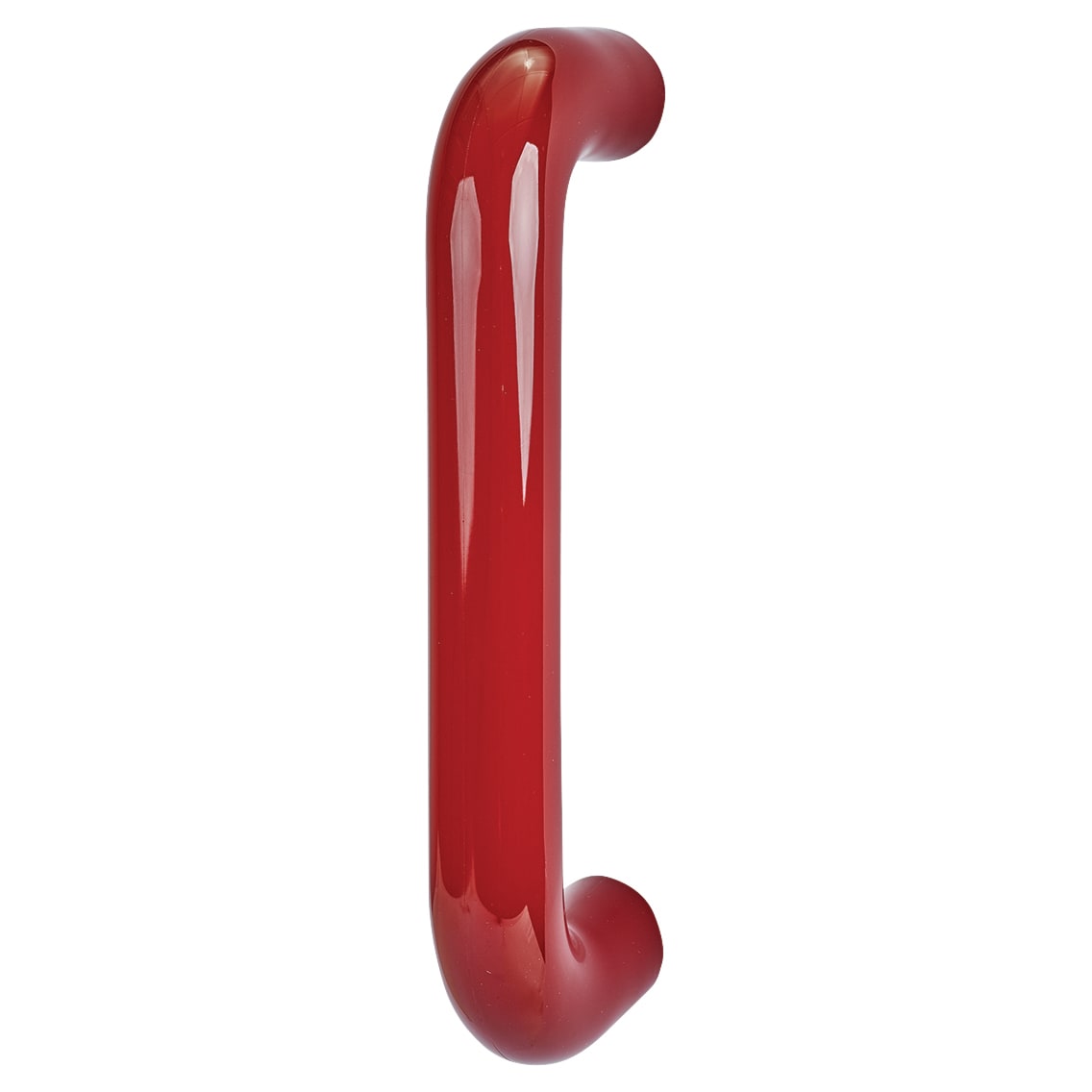 Rouge Red Nylon D-Bar Door Pull Handle - Bolt Fix - 300mm c/c - view 2