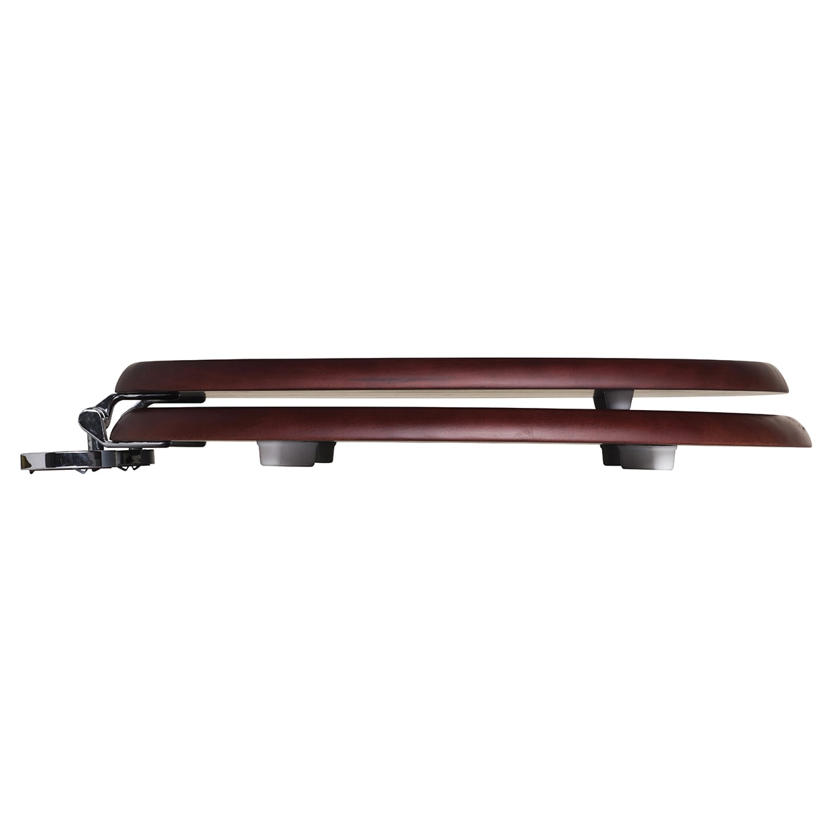 Davos Flexi-Fix Standard Close Wooden Toilet Seat - Mahogany - view 4