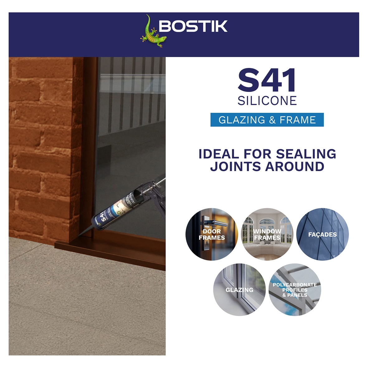 S41 Window & Frame Sealant - 310ml - Brown - view 5