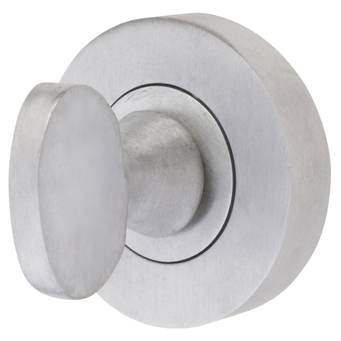 Mini Bathroom Turn & Release - 35mm Diameter - Satin Chrome - view 2