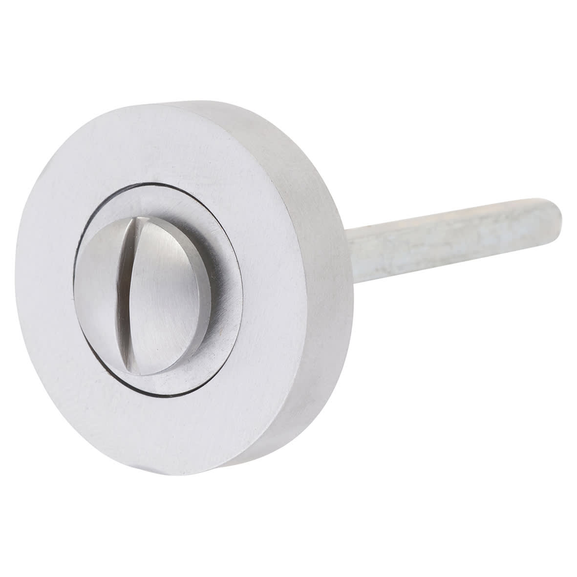 Mini Bathroom Turn & Release - 35mm Diameter - Satin Chrome - view 3