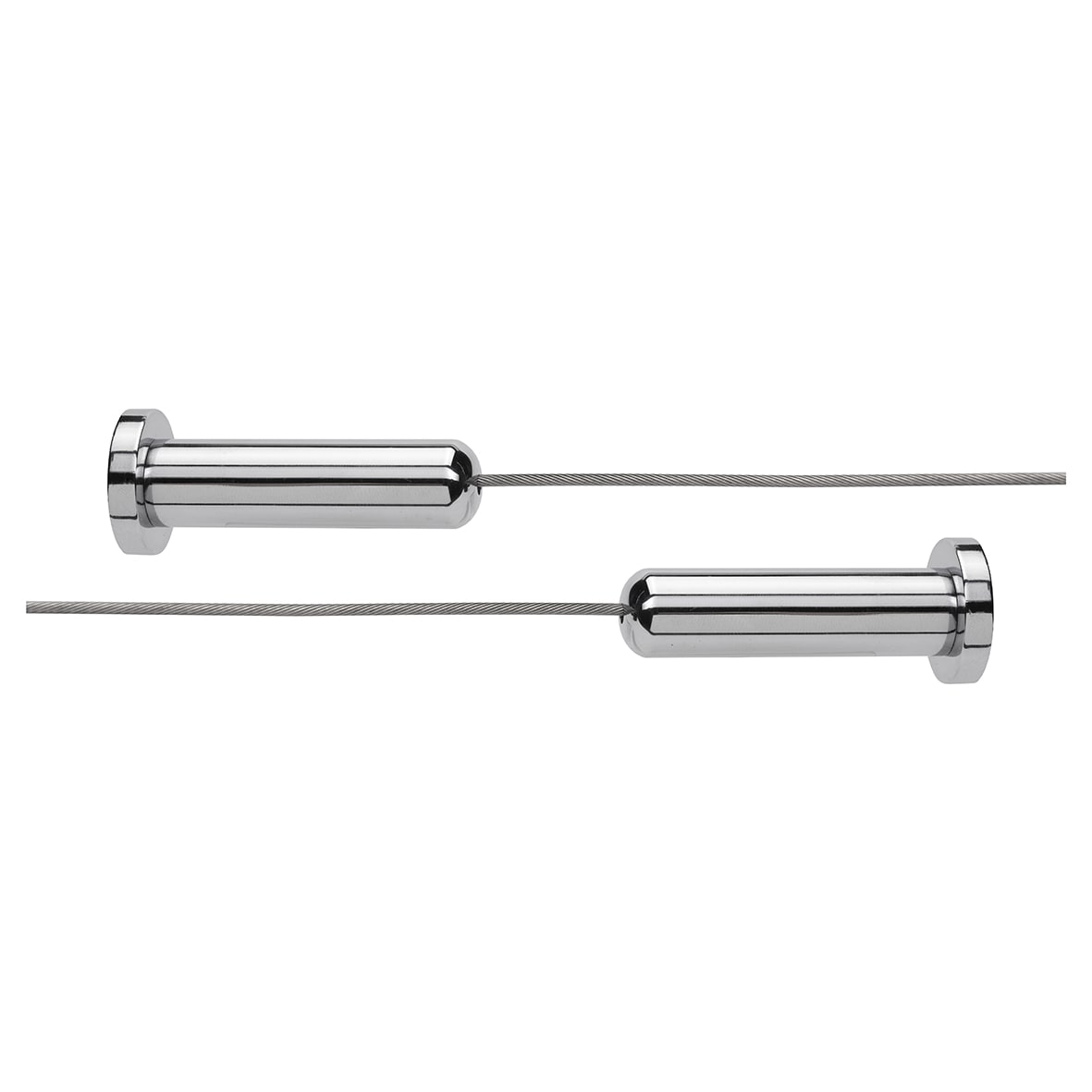 Shower Rail - Wireline - 3000mm Length - Polished Chrome - view 2