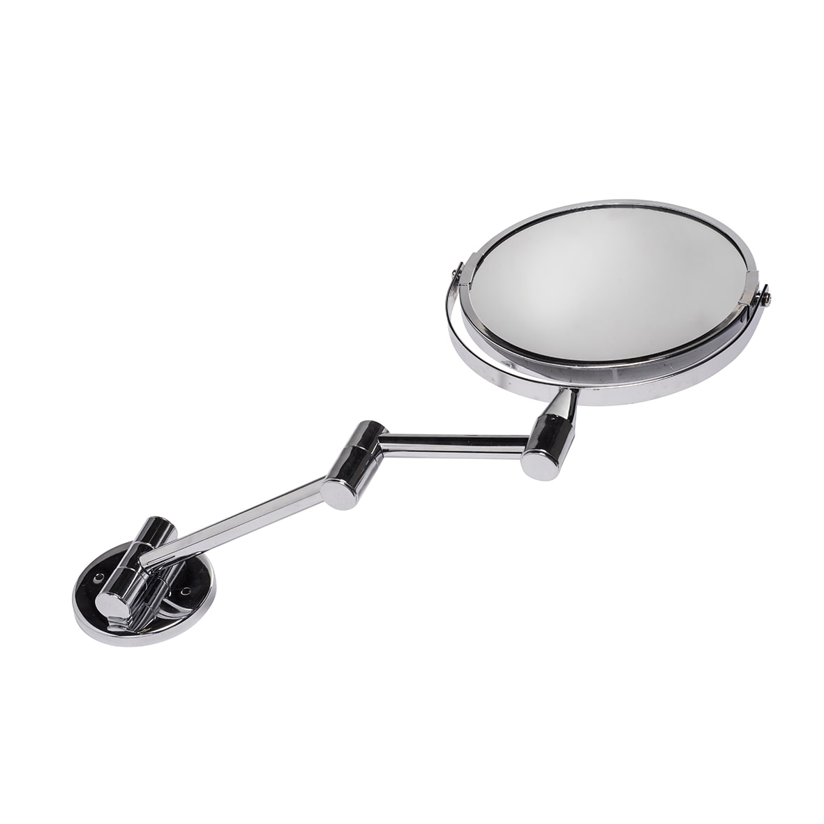 Britannia 2x Magnifying Bathroom Mirror with Extendable Arm - 258 x 290 x 30mm - Chrome - view 5