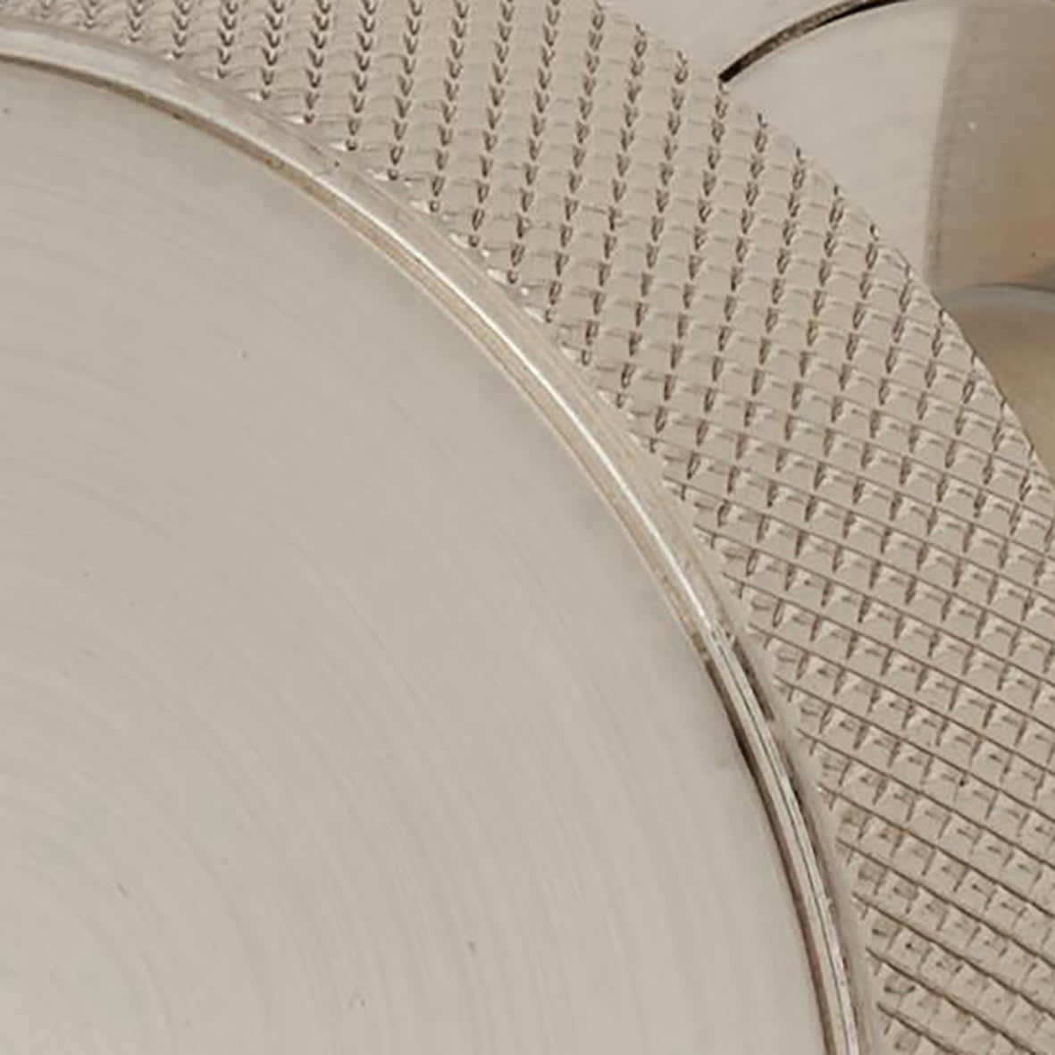 Satin Nickel Knurled Mortice Door Knob - 52mm Rose Diameter - Satin Nickel - Riley Range - view 2