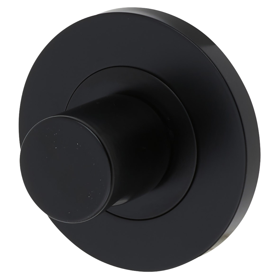 Bathroom Turn & Release - 50mm Diameter - Matt Black - view 2