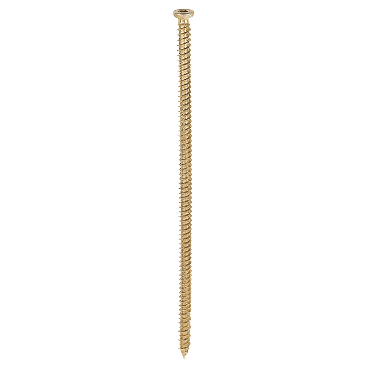 Concrete Screw - Countersunk - Yellow Passivated - 7.5 x 200mm - Pack of 100 - view 2