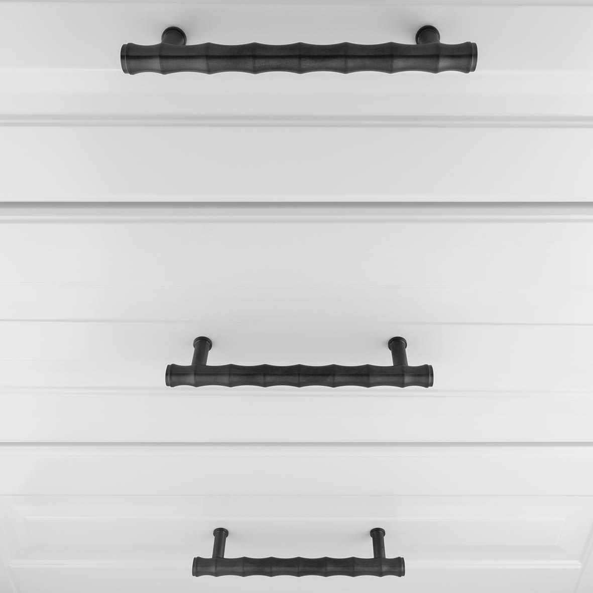 Crispin Bamboo 15mm T-Bar Cabinet Pull Handle - 128mm Centres - PVD Dark Bronze - view 3