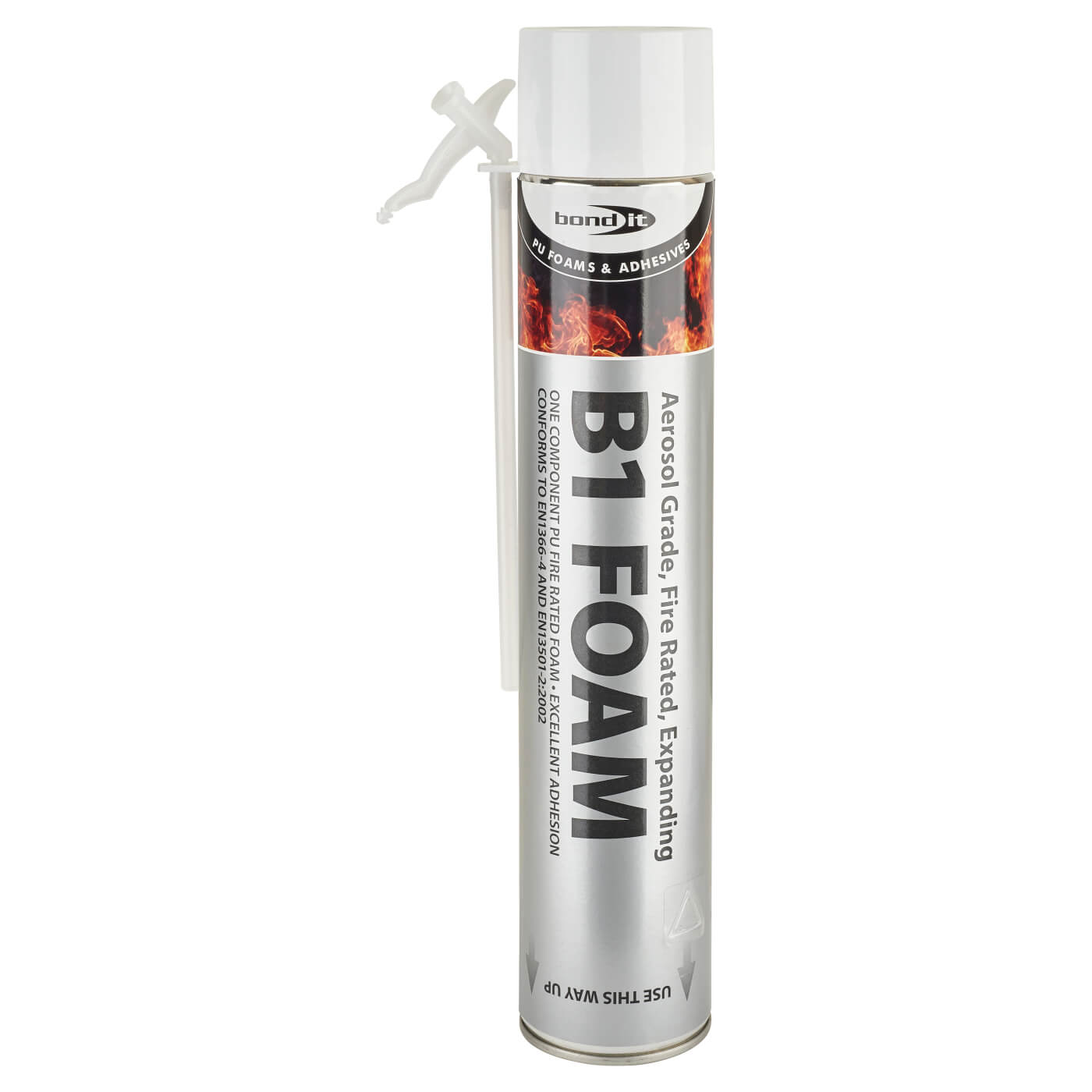 Bond It B1 Fire Resistant Expanding Foam - Hand Grade - 750ml - view 2