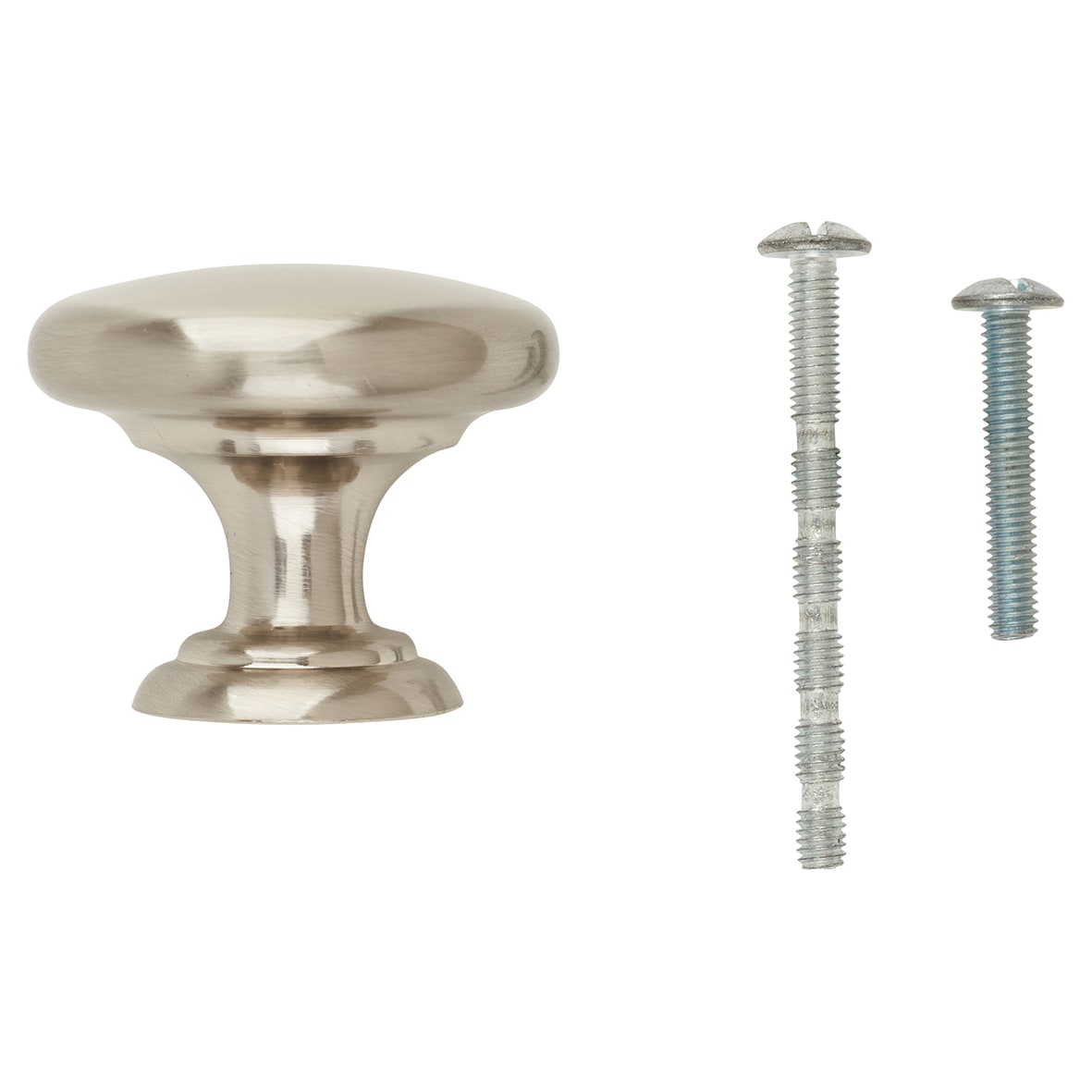 Crofts & Assinder Monmouth Round Cabinet Knob - 38mm Diameter - Brushed Satin Nickel - view 5