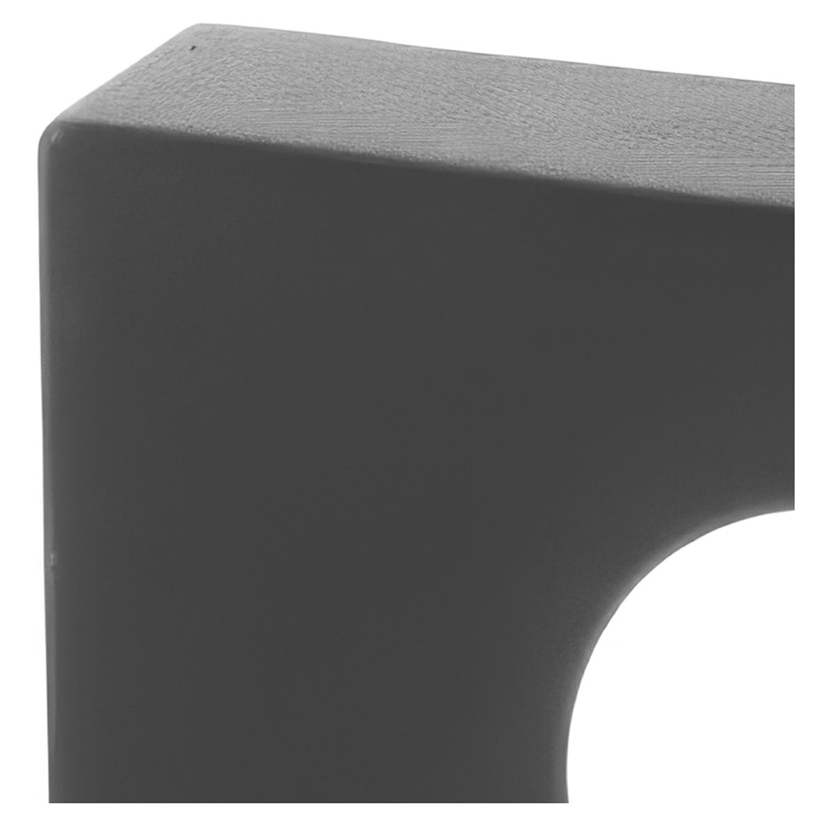 Status Square Escutcheon - 51 x 51mm - Euro - Matt Black - Pair - view 3