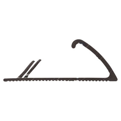 Single Edge Door Bar Trim - 900mm Length - Matt Black - view 3